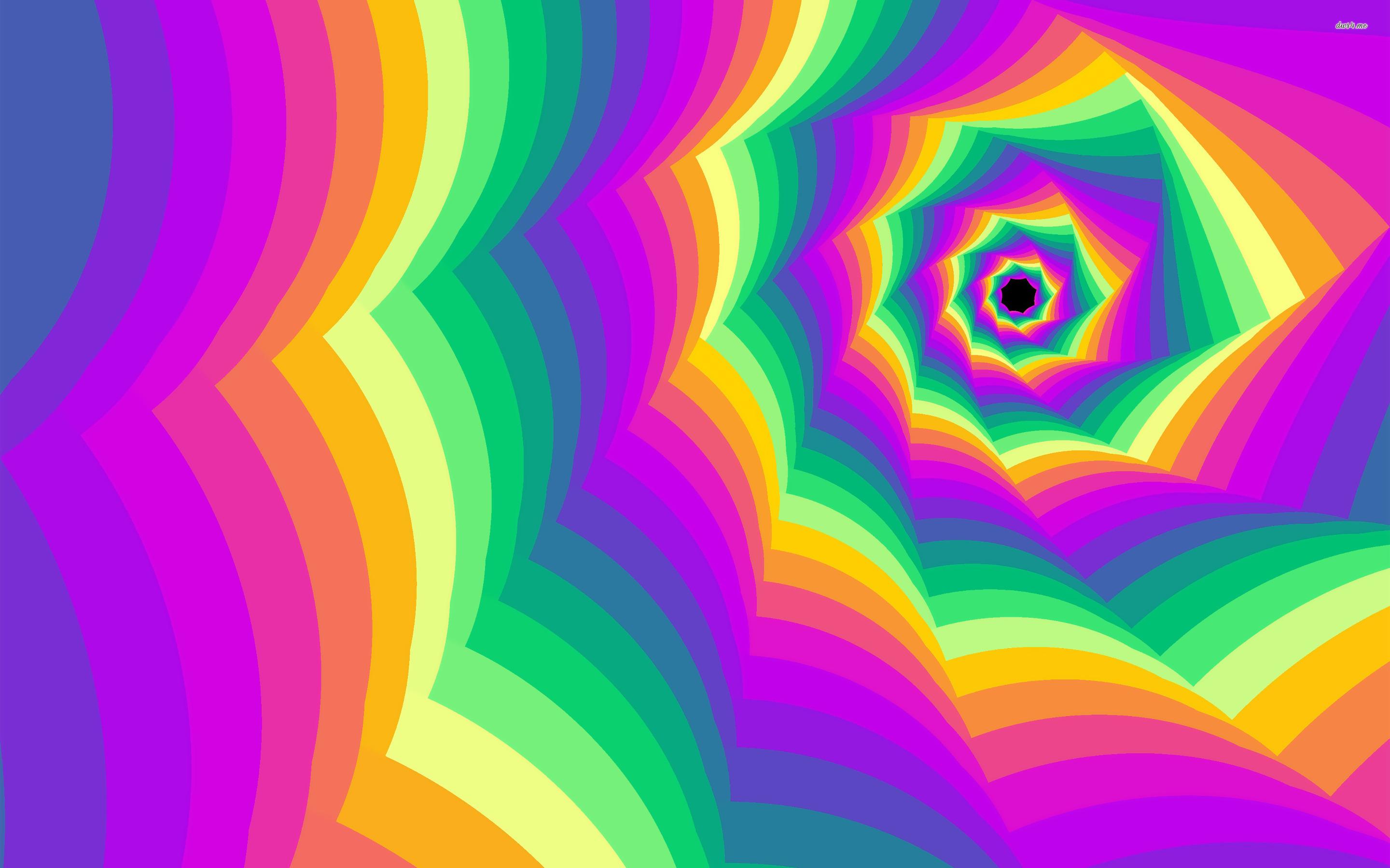 2880x1800 Rainbow Swirls Wallpaper