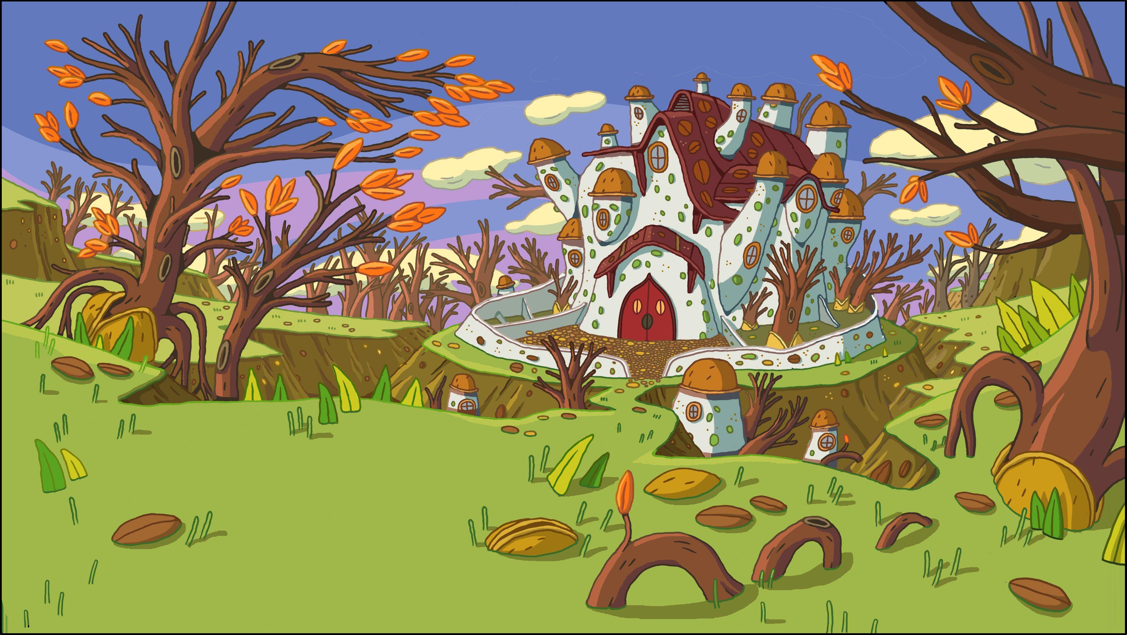 3816x2152 Adventure Time Landscape Wallpaperx2152