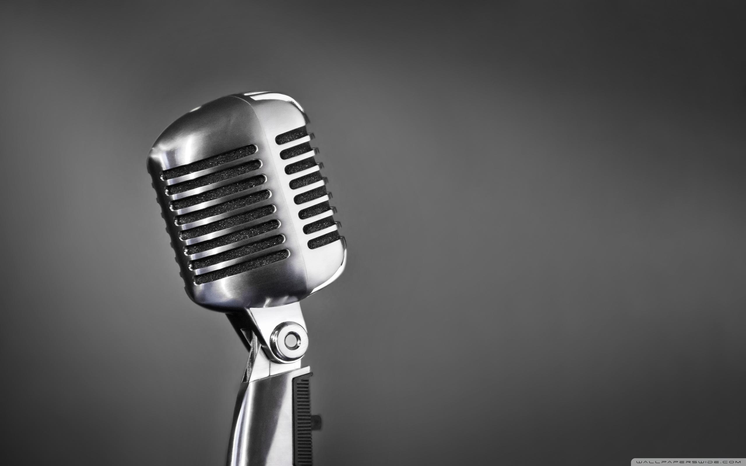 2560x1600 Retro Microphone Ultra HD Desktop Background Wallpaper for 4K UHD TV : Widescreen & UltraWide Desktop & Laptop : Tablet