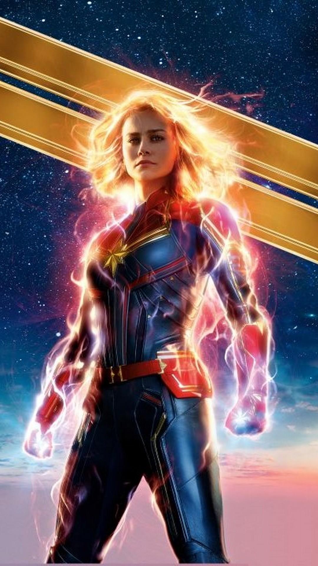 1080x1920 Captain Marvel 2019 iPhone 7 Wallpaper Movie Poster Wallpaper HD