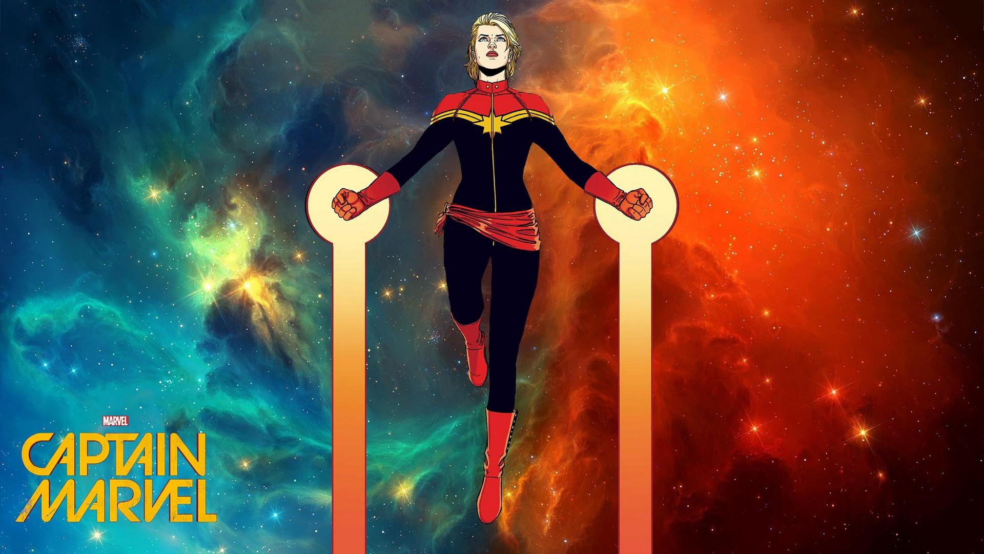 1920x1080 Wallpaper Captain Marvel Animated Movie Poster Wallpaper HD