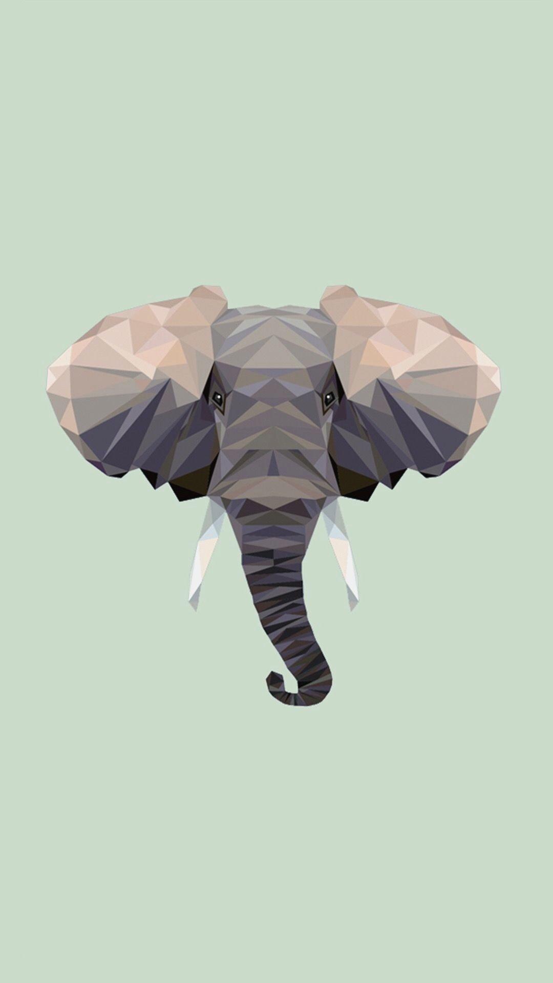 1080x1920 Cute Elephant iPhone Wallpaper