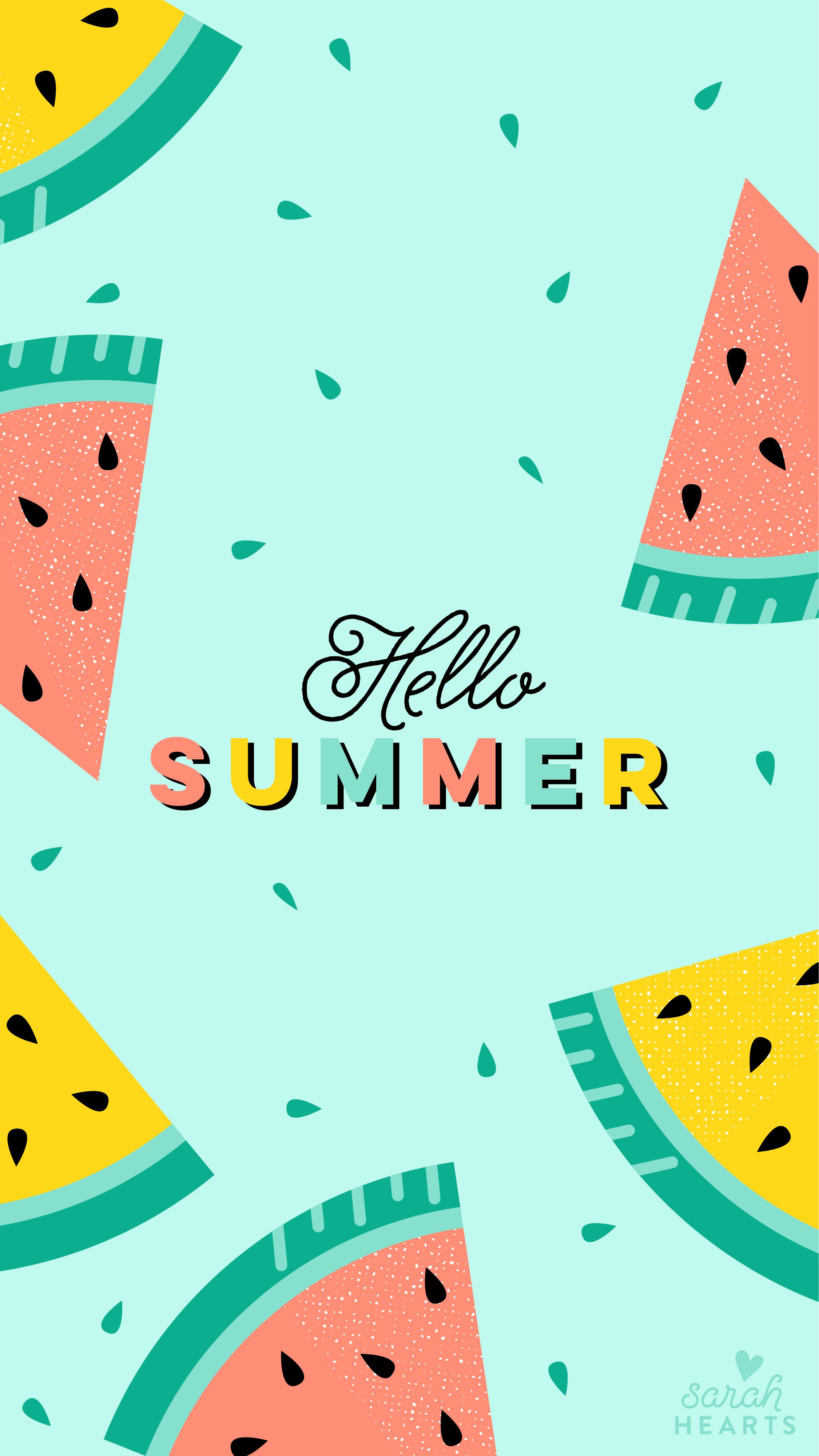 2251x4000 July 2018 Watermelon Calendar Wallpaper