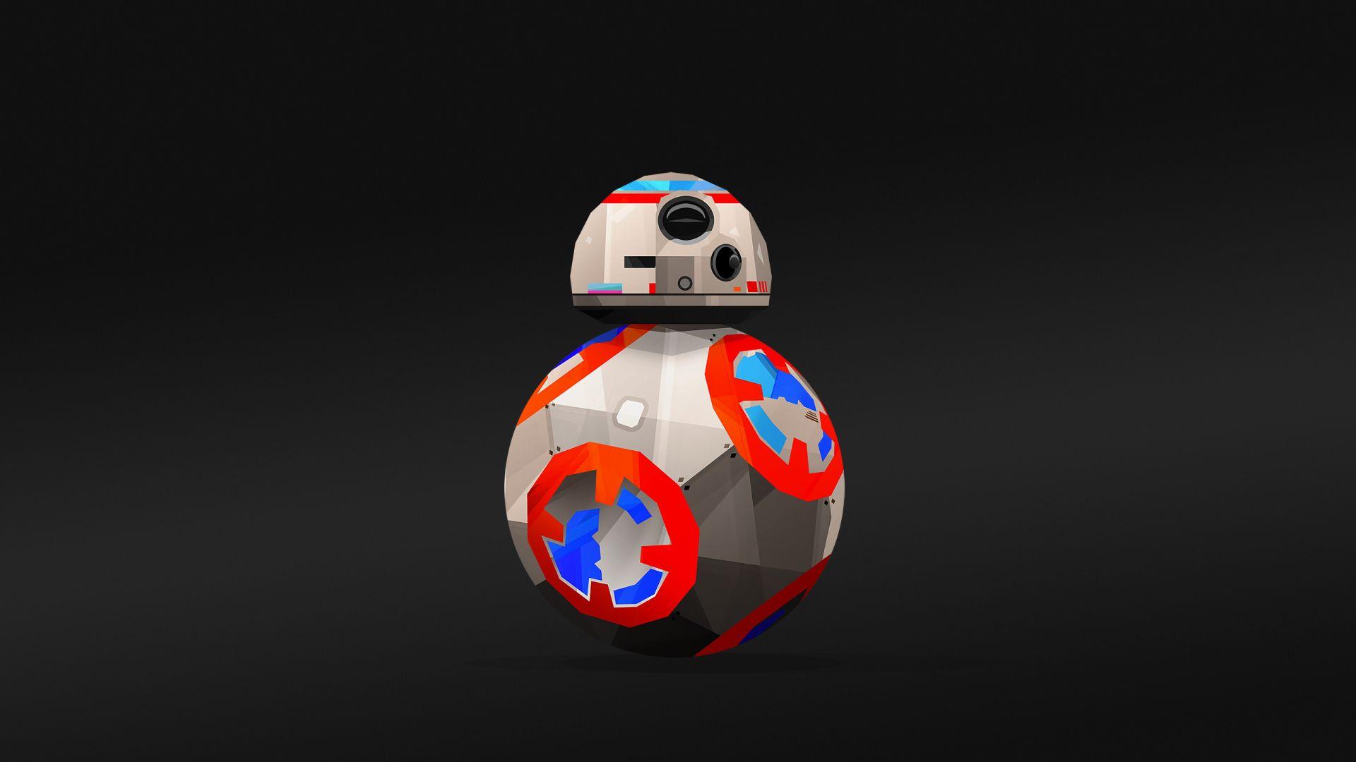 1920x1080 Desktop Wallpaper Bb Star Wars, Minimal, Art, Robot, HD Image, Picture, Background, C060cb