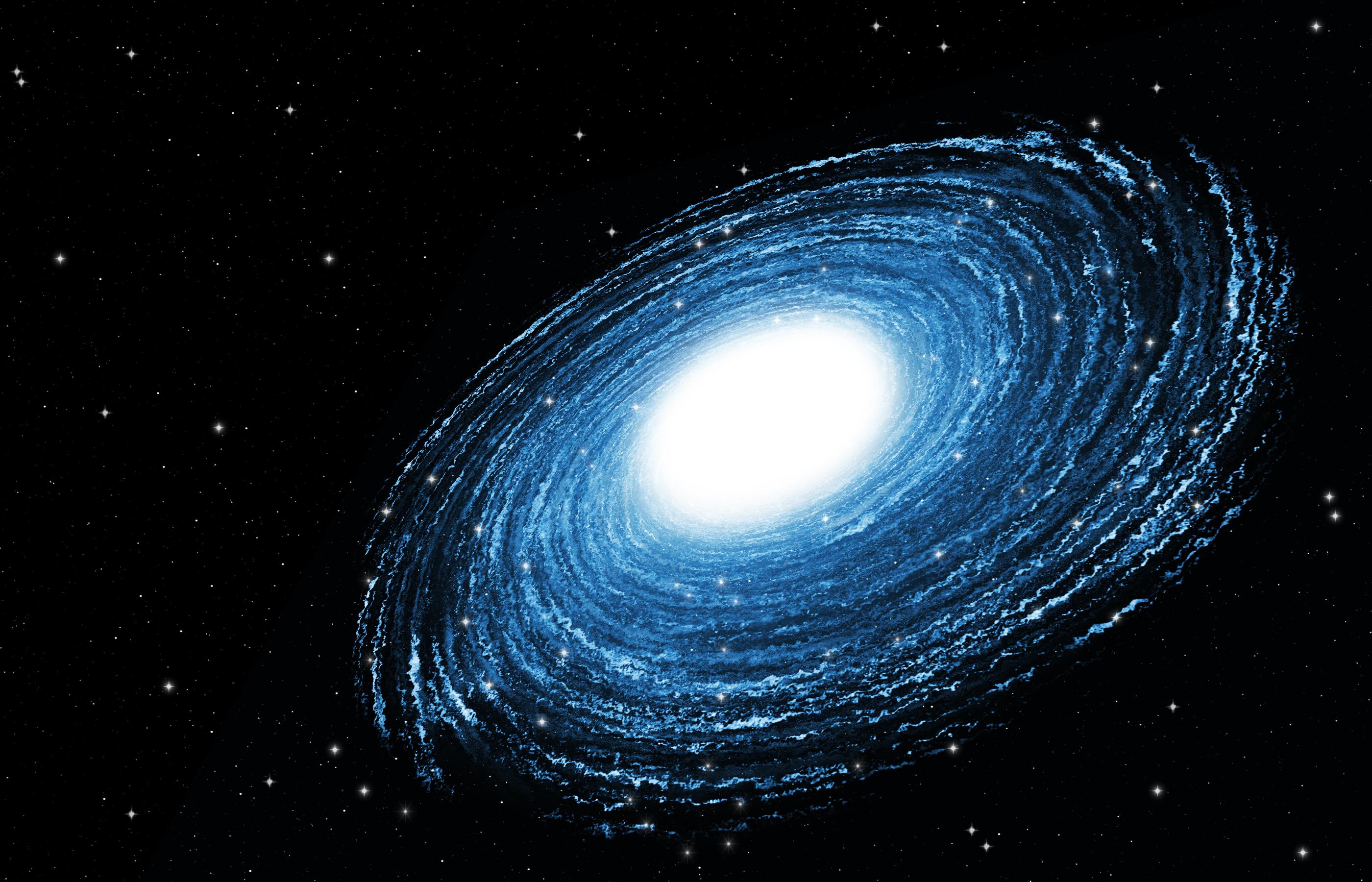 2800x1800 Photos Stars Galaxy Space 3D Graphics 2800x1800