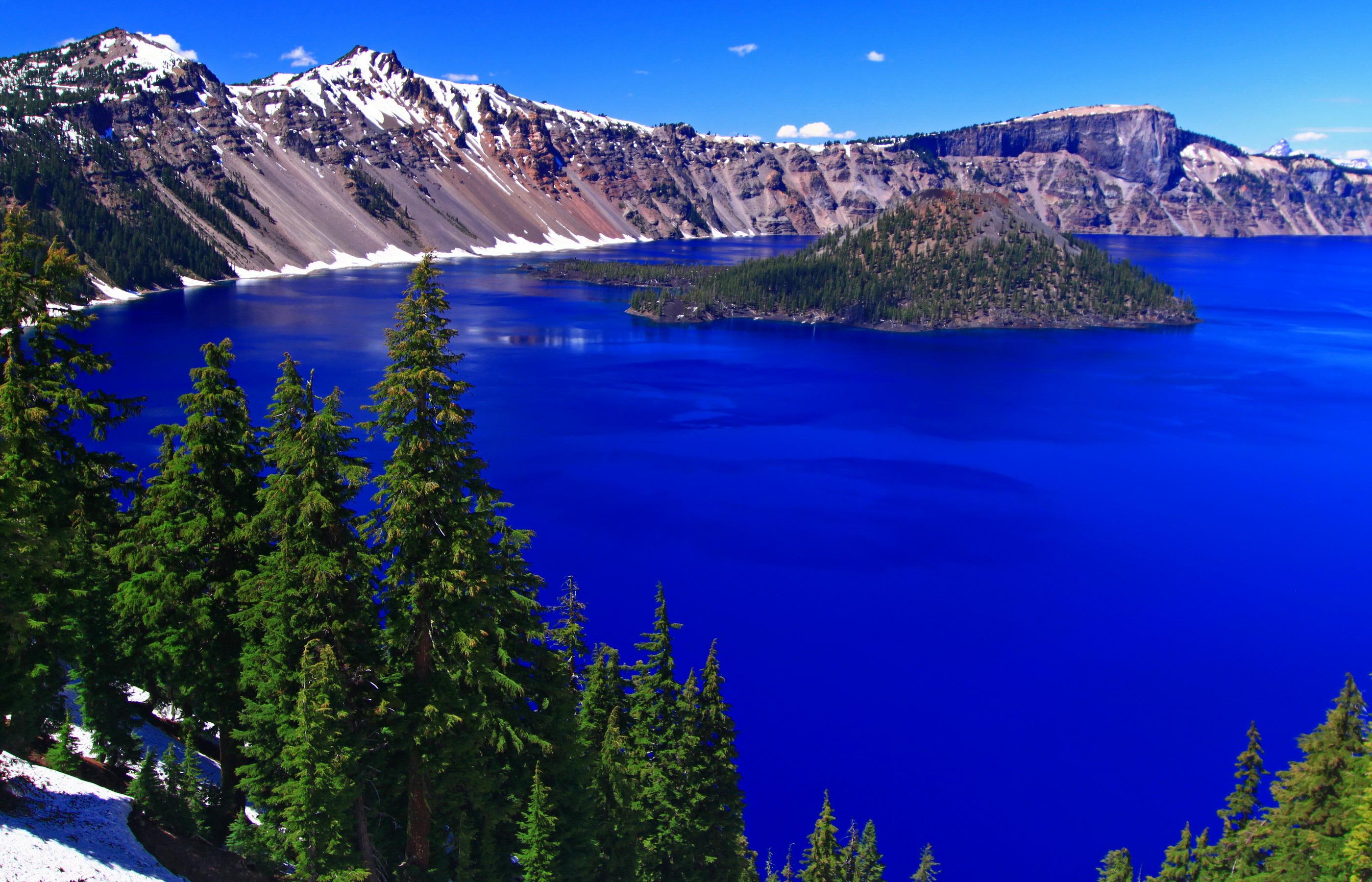 2800x1800 Picture Crater lake National park Oregon Nature 2800x1800