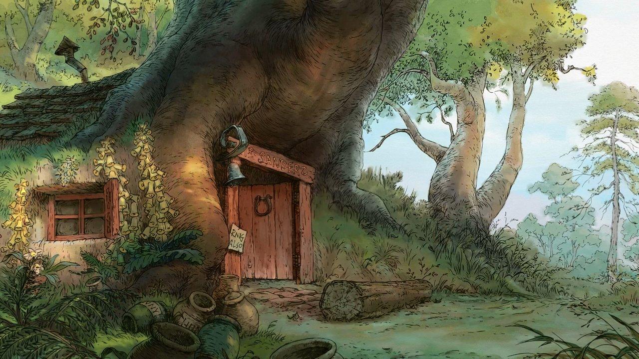 1280x720 Anime Background Art the Pooh Art Dir. Paul Felix, Patrick M. Sullivan