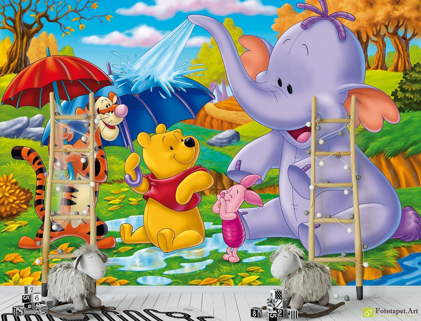 1600x1220 Children's Wallpaper & Wall Murals The Pooh. Fototapet.art Eco Friendly Digital Wallpaper On A Wall For Childrens Rooms Online