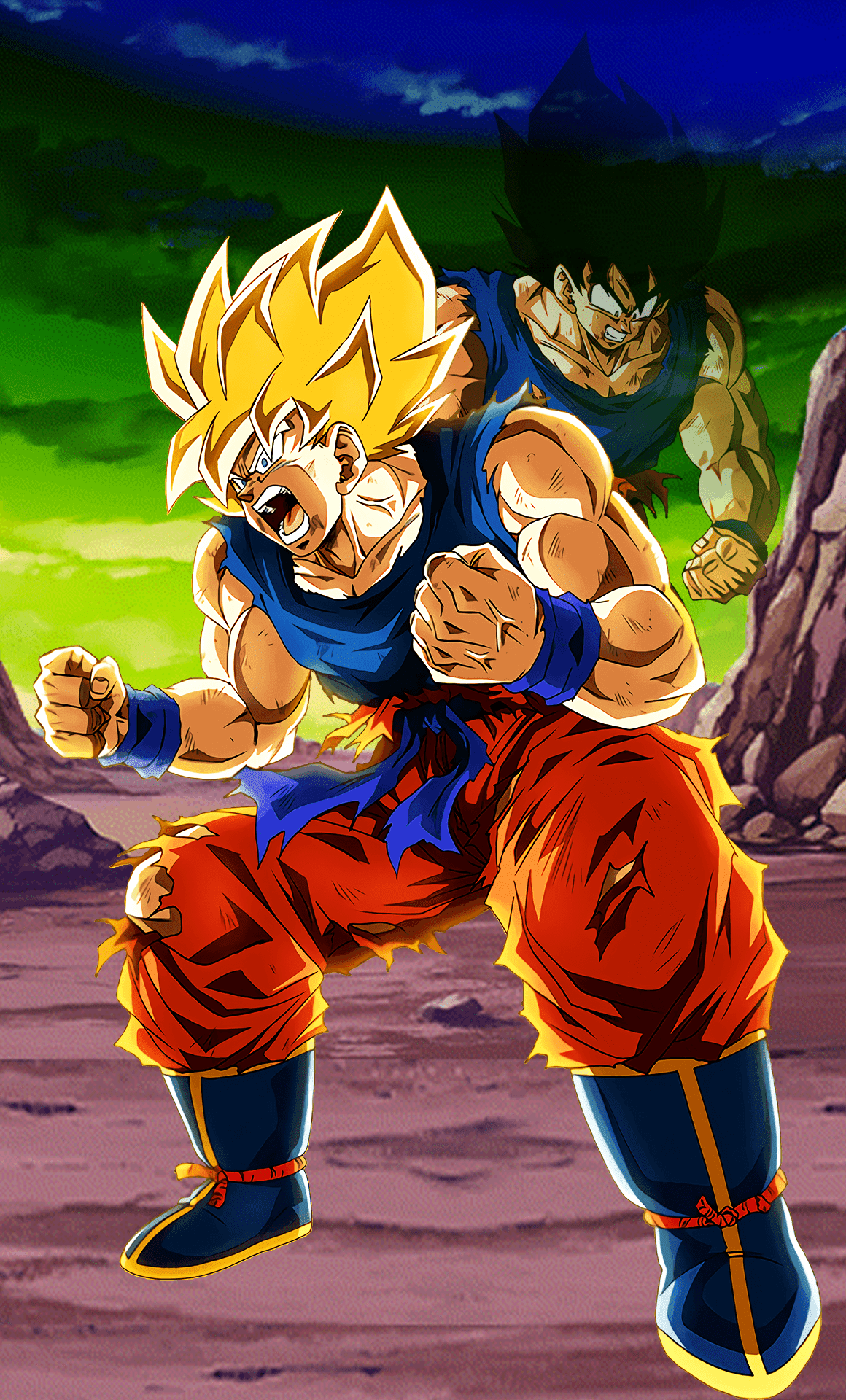 1160x1920 SSJ Goku HD Wallpaper! More versions and HD download below!