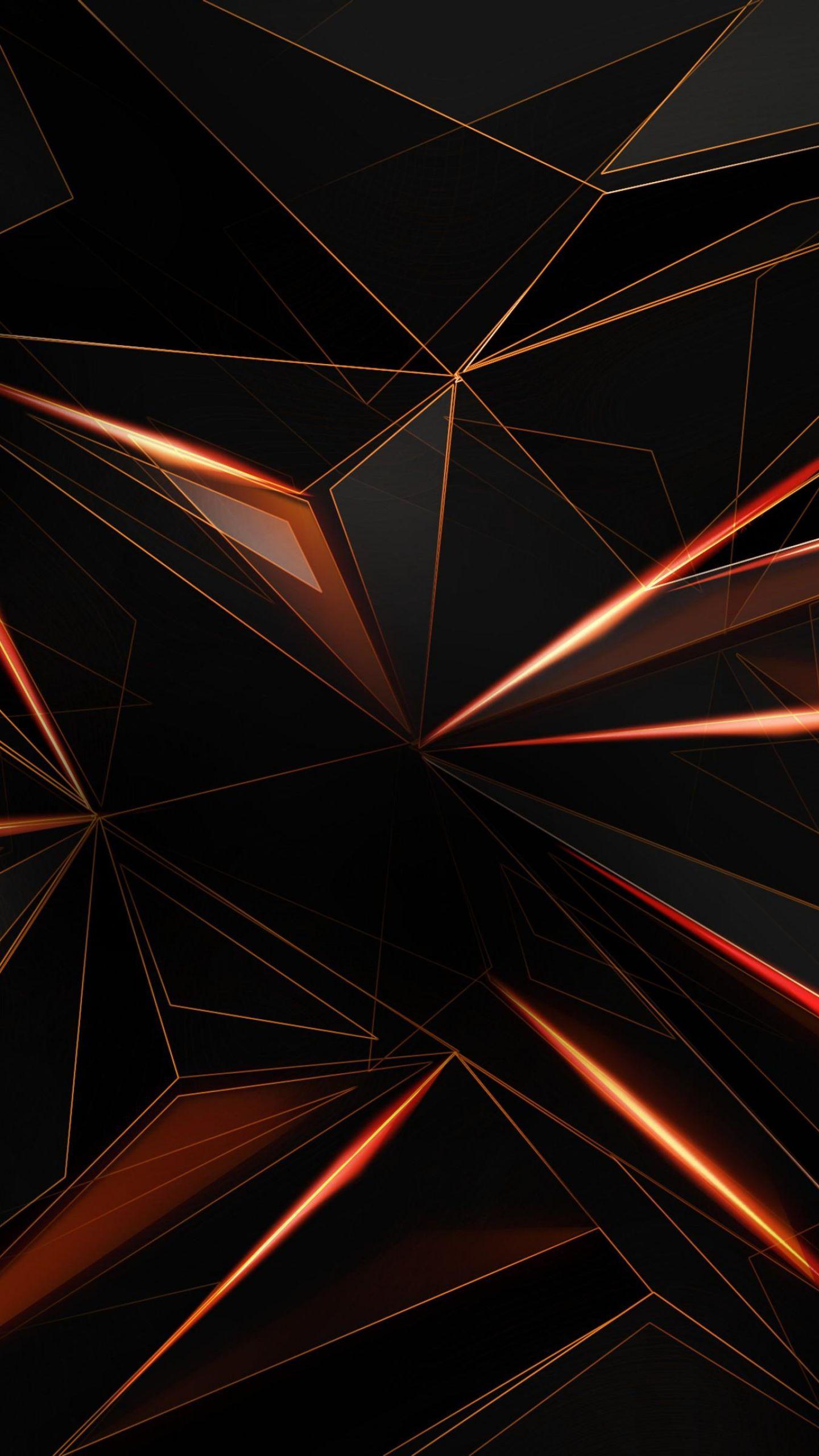 1440x2560 Angular Light 3D Desktop HD Wallpaper