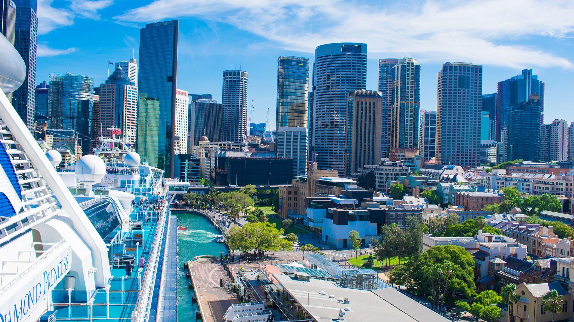 1920x1080 Beautiful City View Of Sydney Download Free Image