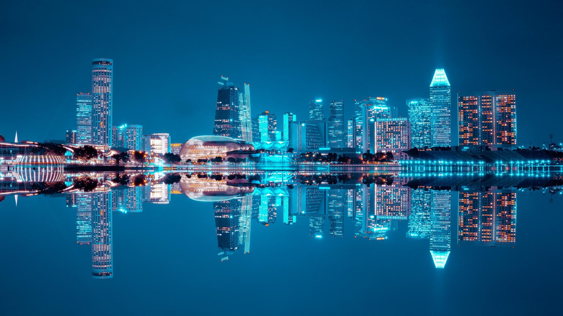 1920x1080 Beautiful City Night Wallpaper Image High Quality