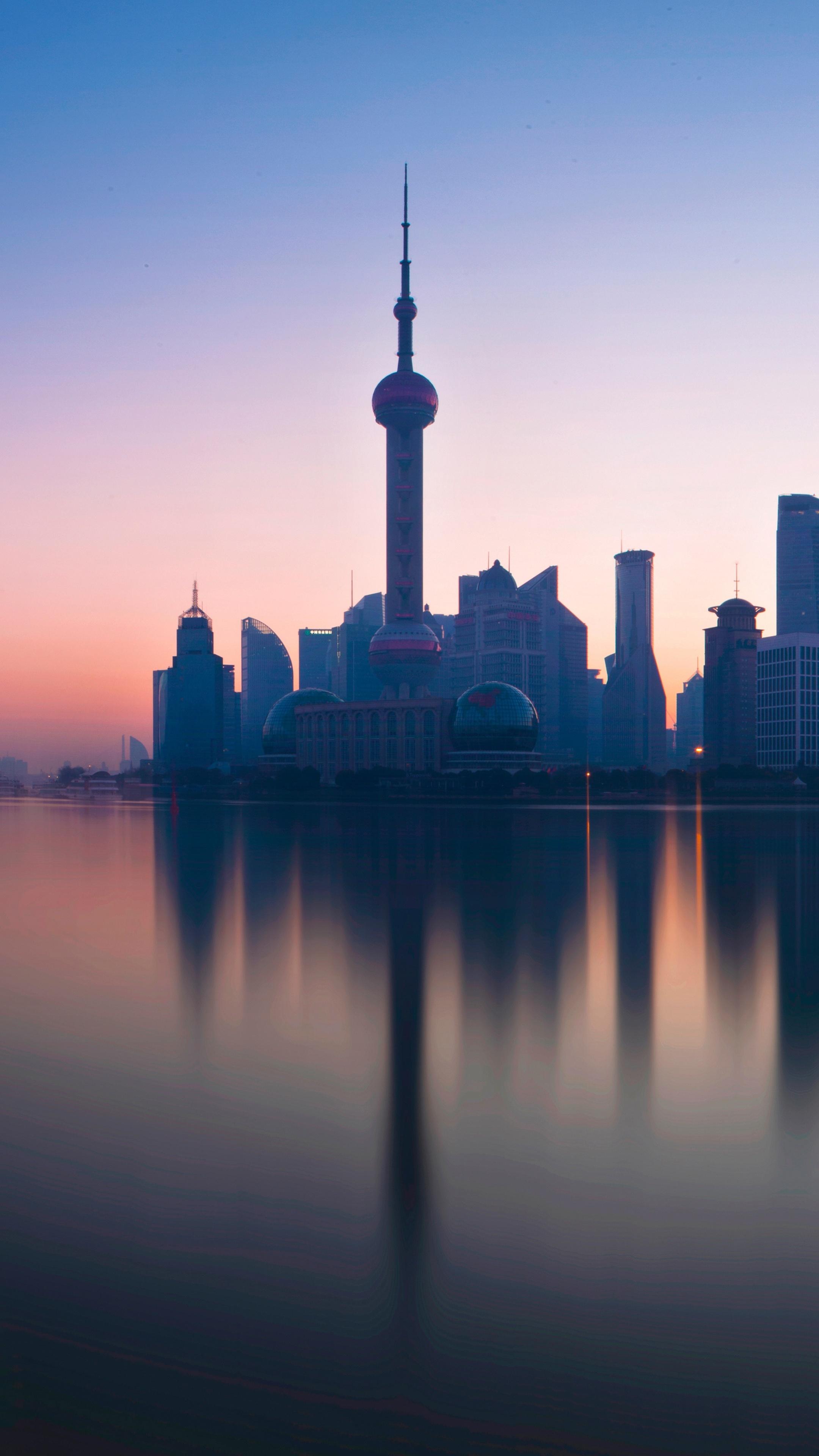 2160x3840 Shanghai China City 8k Sony Xperia X, XZ, Z5 Premium HD 4k Wallpaper, Image, Background, Photo and Picture