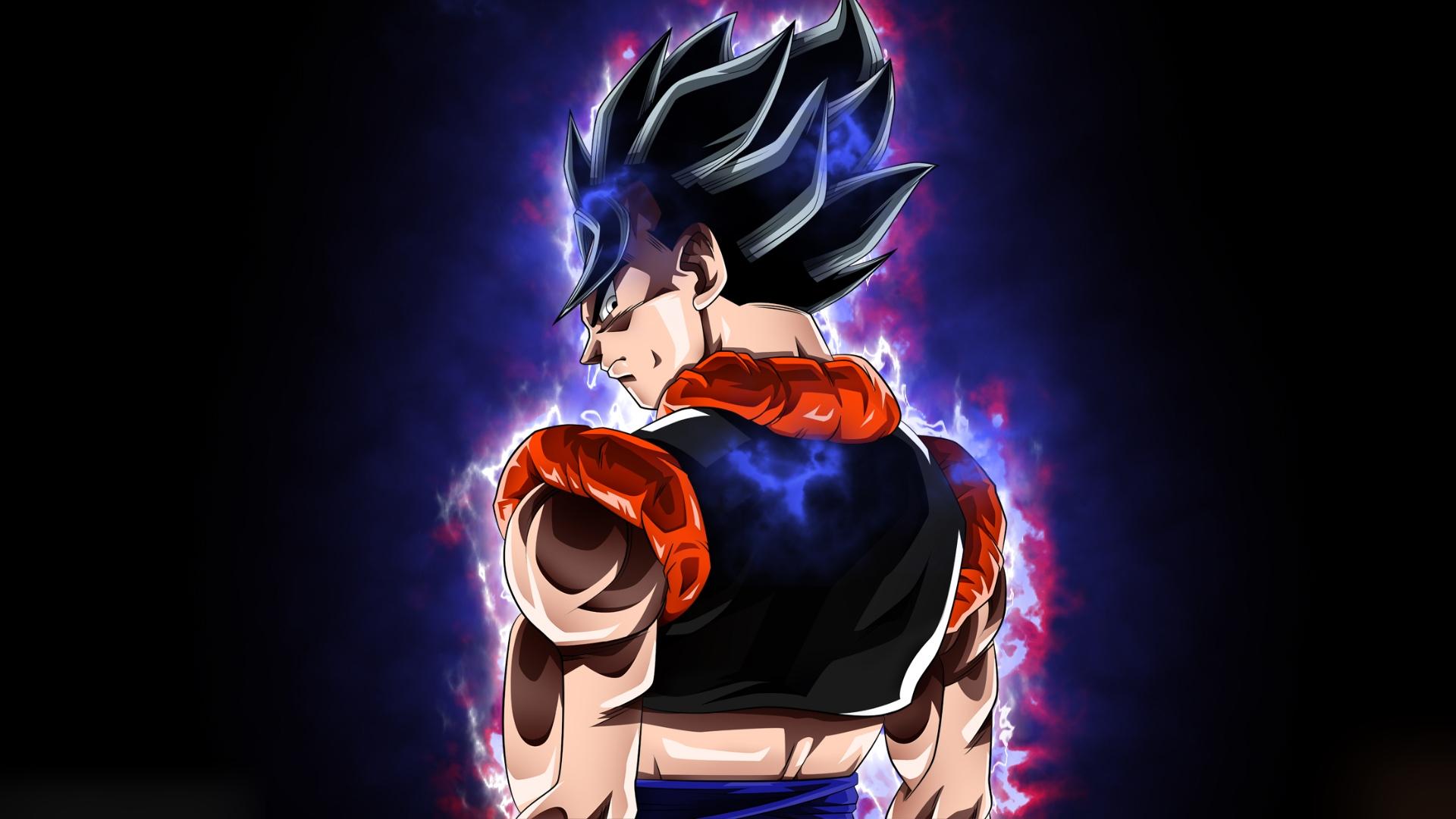 1920x1080 Download Gogeta, anime boy, dragon ball wallpaper, 1920x Full HD, HDTV, FHD, 1080p