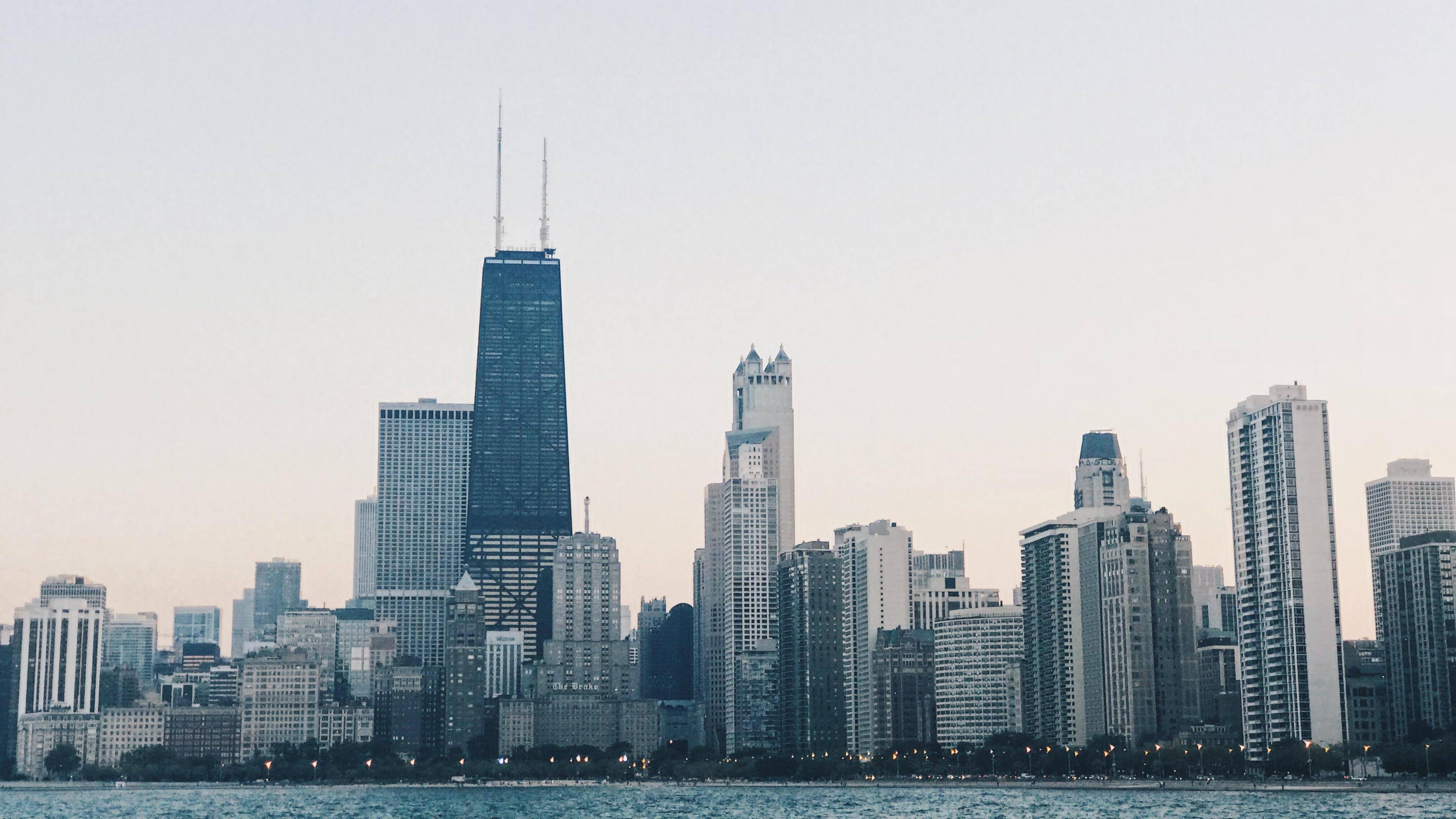 4608x2592 Chicago's Beautiful Skyline 8K Wallpaper, HD City 4K Wallpaper, Image, Photo and Background