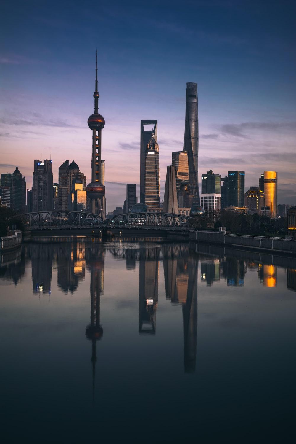 1000x1497 Shanghai Skyline Picture. Download Free Image
