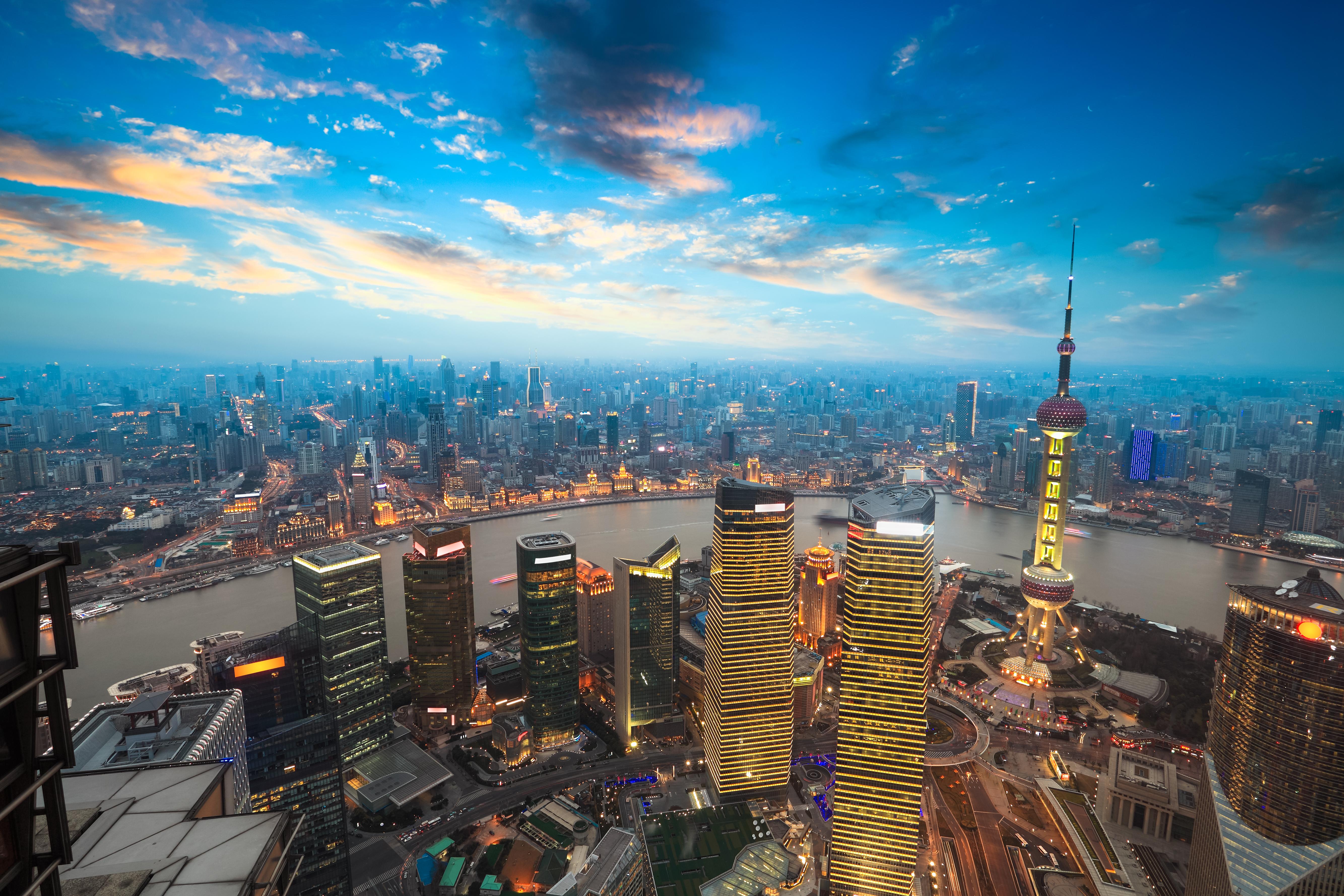 5335x3557 Cityscape Shanghai China Skyscraper 5k Macbook Pro Retina HD 4k Wallpaper, Image, Background, Photo and Picture