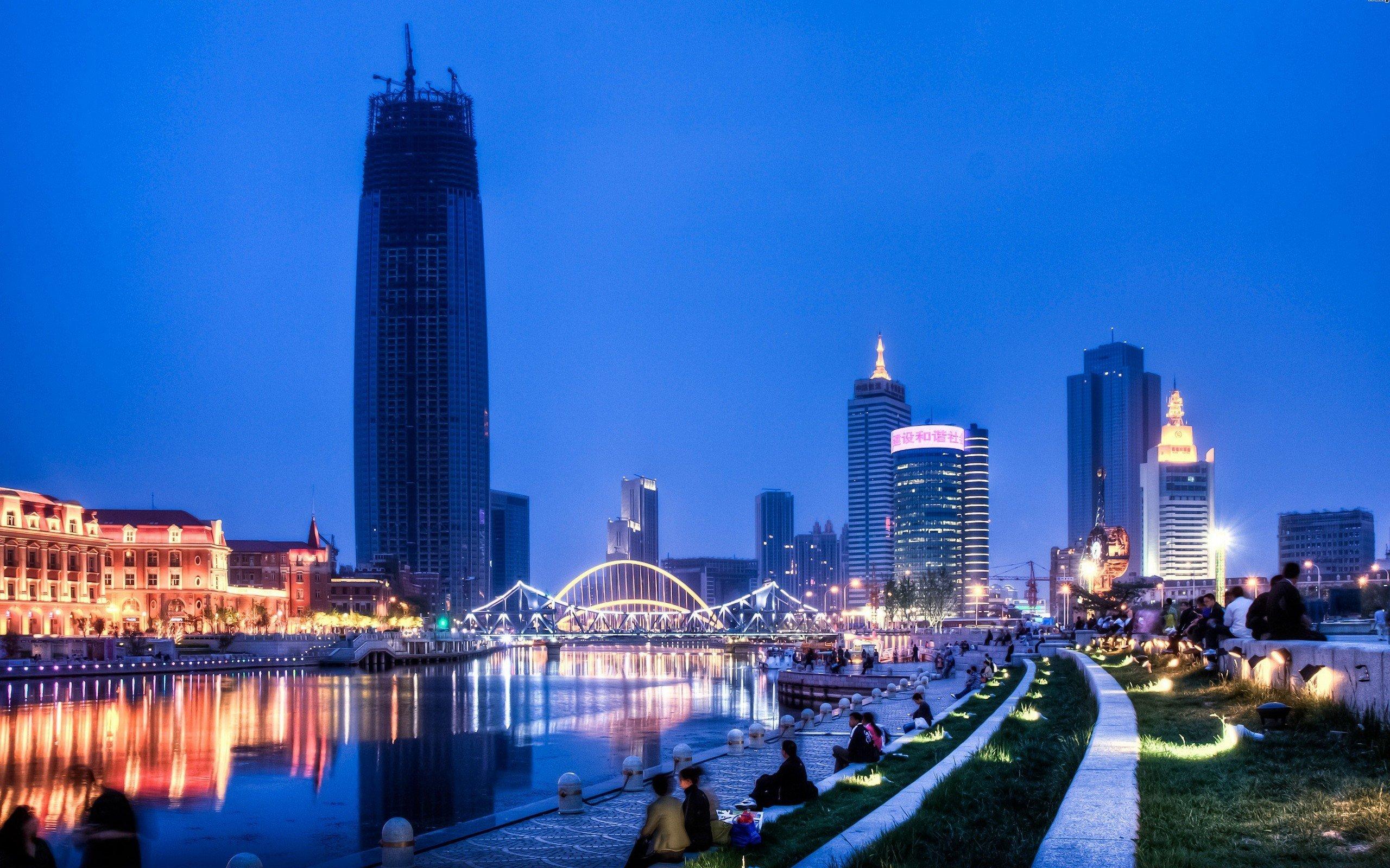 2560x1600 Cityscapes China skyscrapers city skyline wallpaperx1600