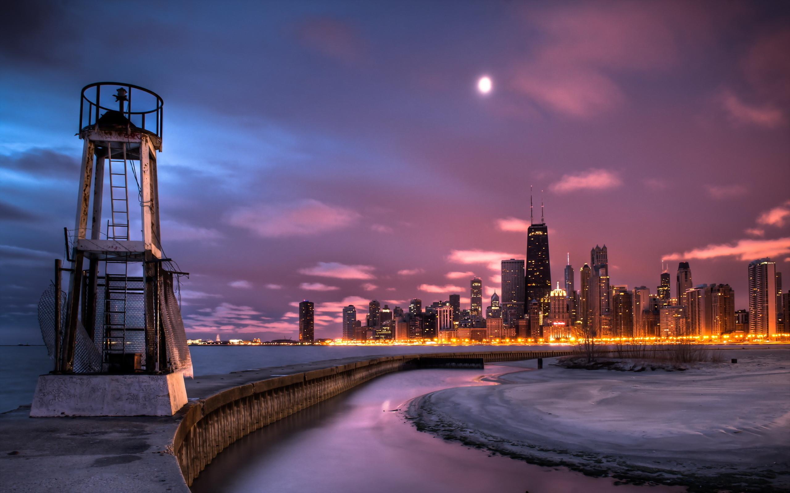 2560x1600 Chicago Skyline Wallpaper