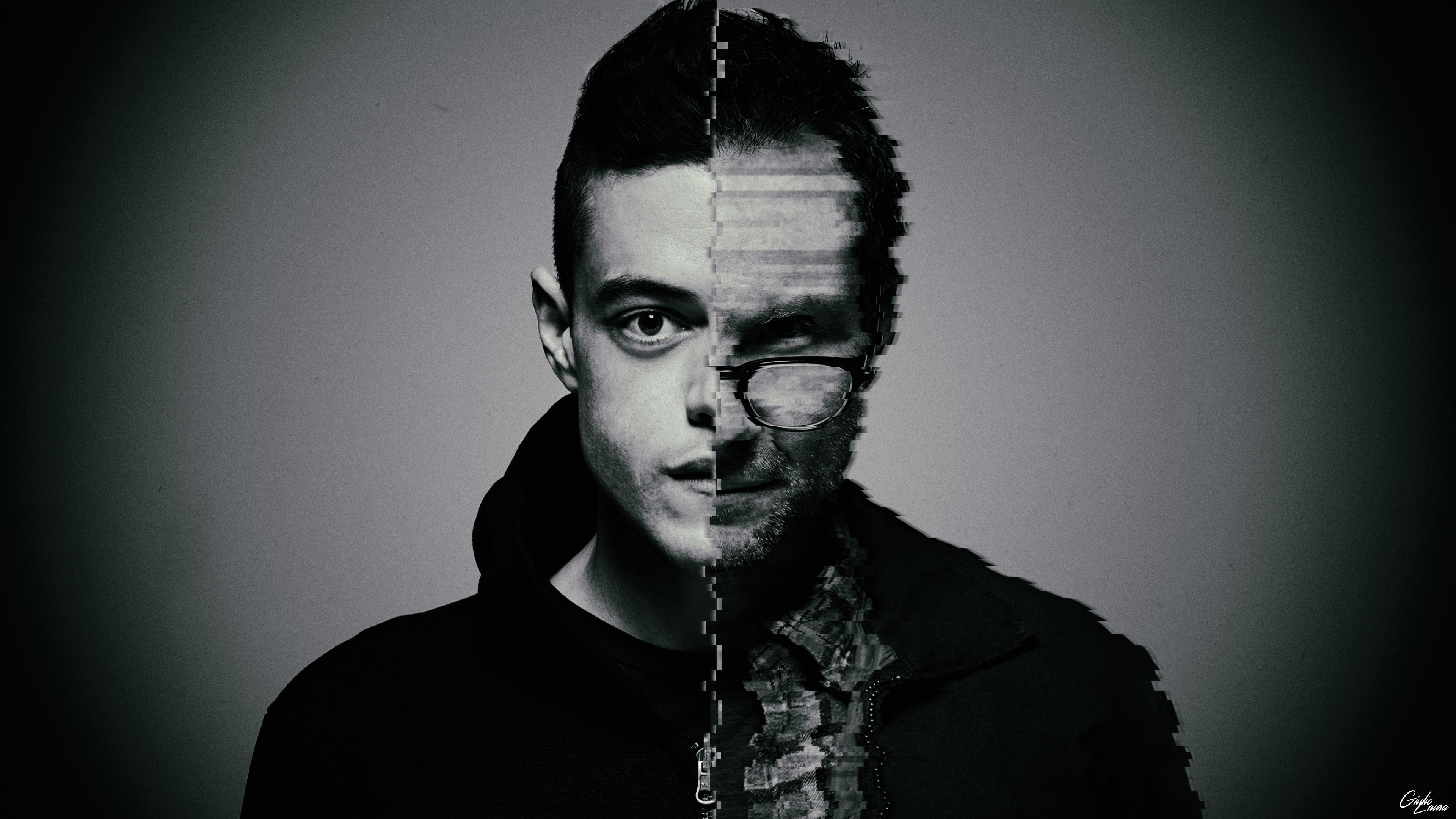 3840x2160 Download 3840x2160 Mr. Robot, Face Off, Monochrome, Glitch, Tv Show 4k Wallpaper, Uhd Wallpaper, 16:9 Widescreen Wallpaper, 3840x2160 HD Image, Background, 4044