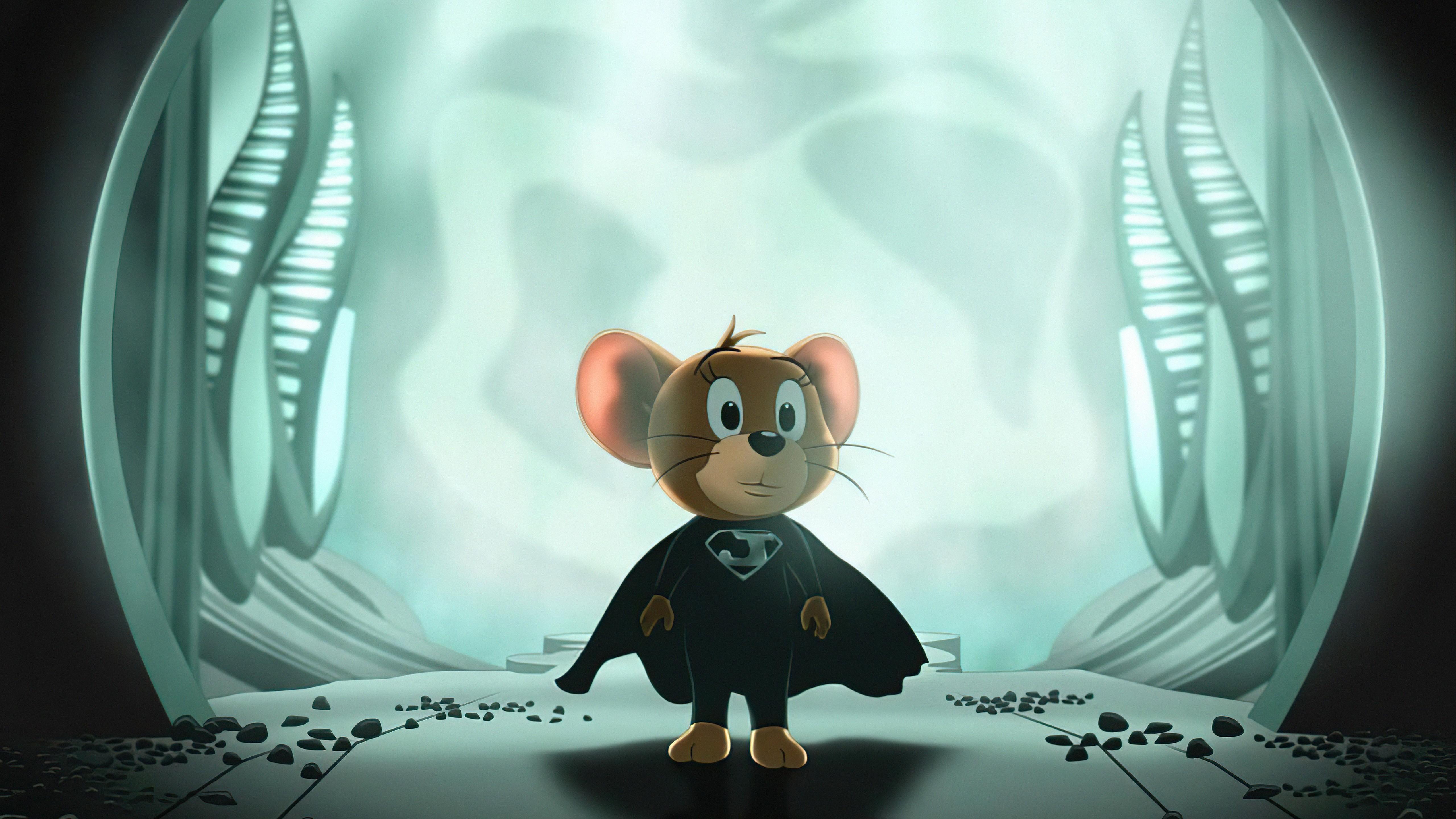 5120x2880 Jerry Tom And Jerry 4K 5K HD TV Show Wallpaper