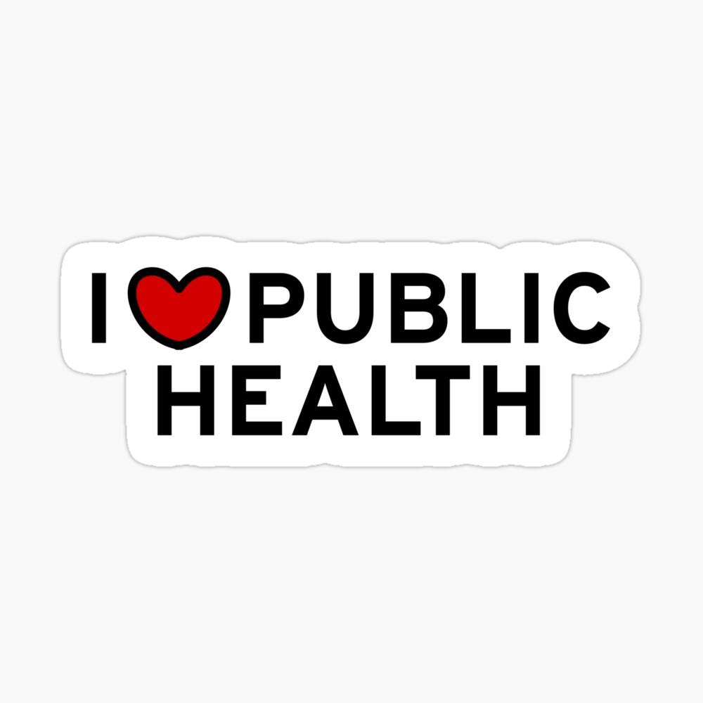 1000x1000 I love public health Poster