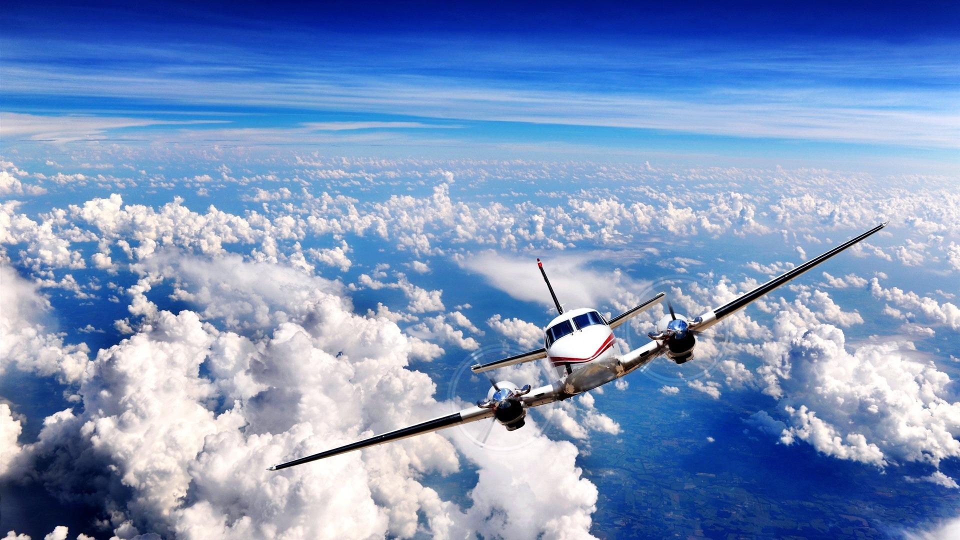 1920x1080 Aircraft In Flight Civil Aviation Aircraft Desktop Wallpaper