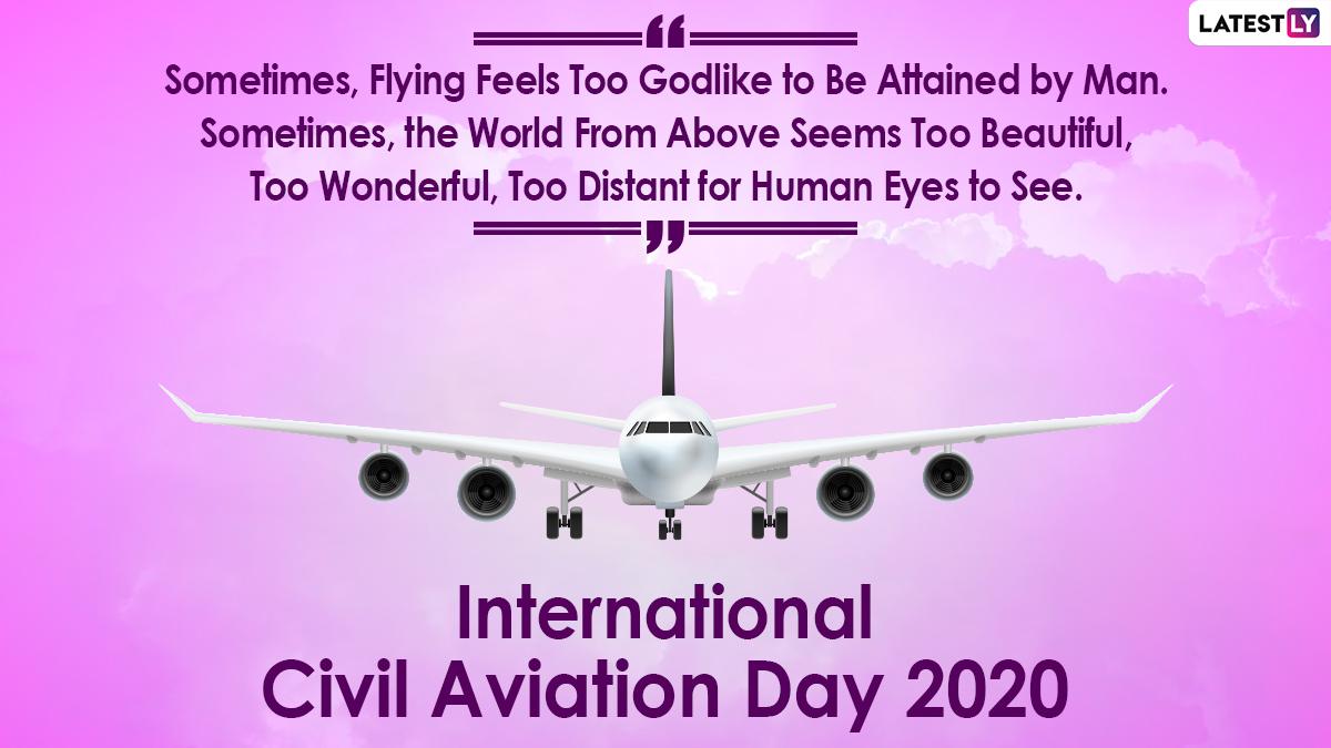 1200x675 International Civil Aviation Day 2020 Image and HD Wallpaper: WhatsApp Messages, Facebook Quotes, Hike GIFs and SMS Greetings to Send Wishes of This Observance