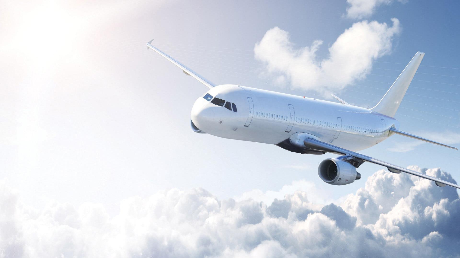 1920x1080 White Airplane Civil Aviation Aircraft Desktop Wallpaper