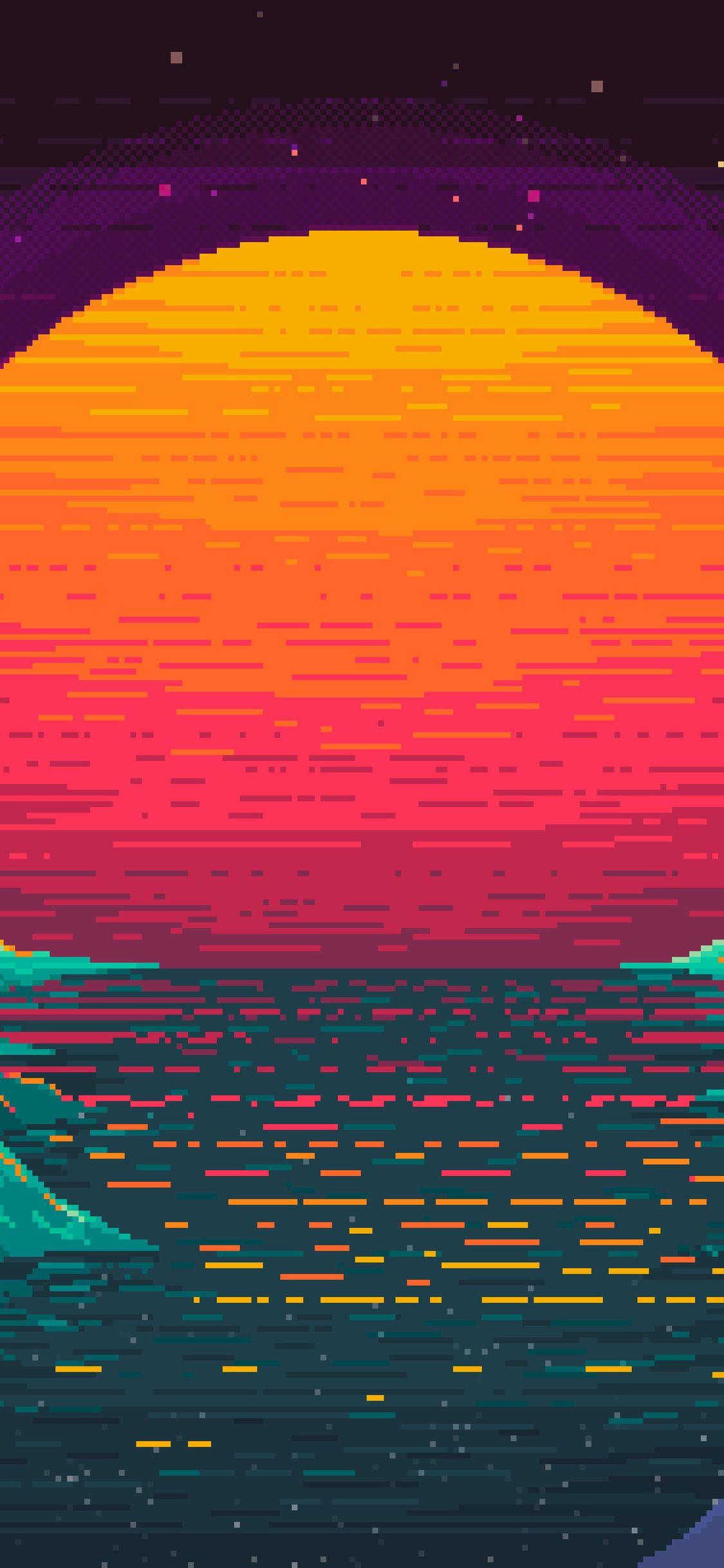 1125x2436 Bits Wallpaper