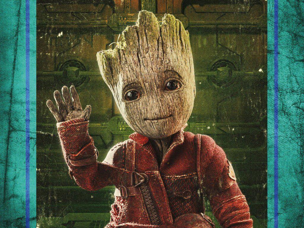 1024x768 Desktop wallpaper baby groot, guardians of the galaxy vol. movie, HD image, picture, background, 5f9a9a