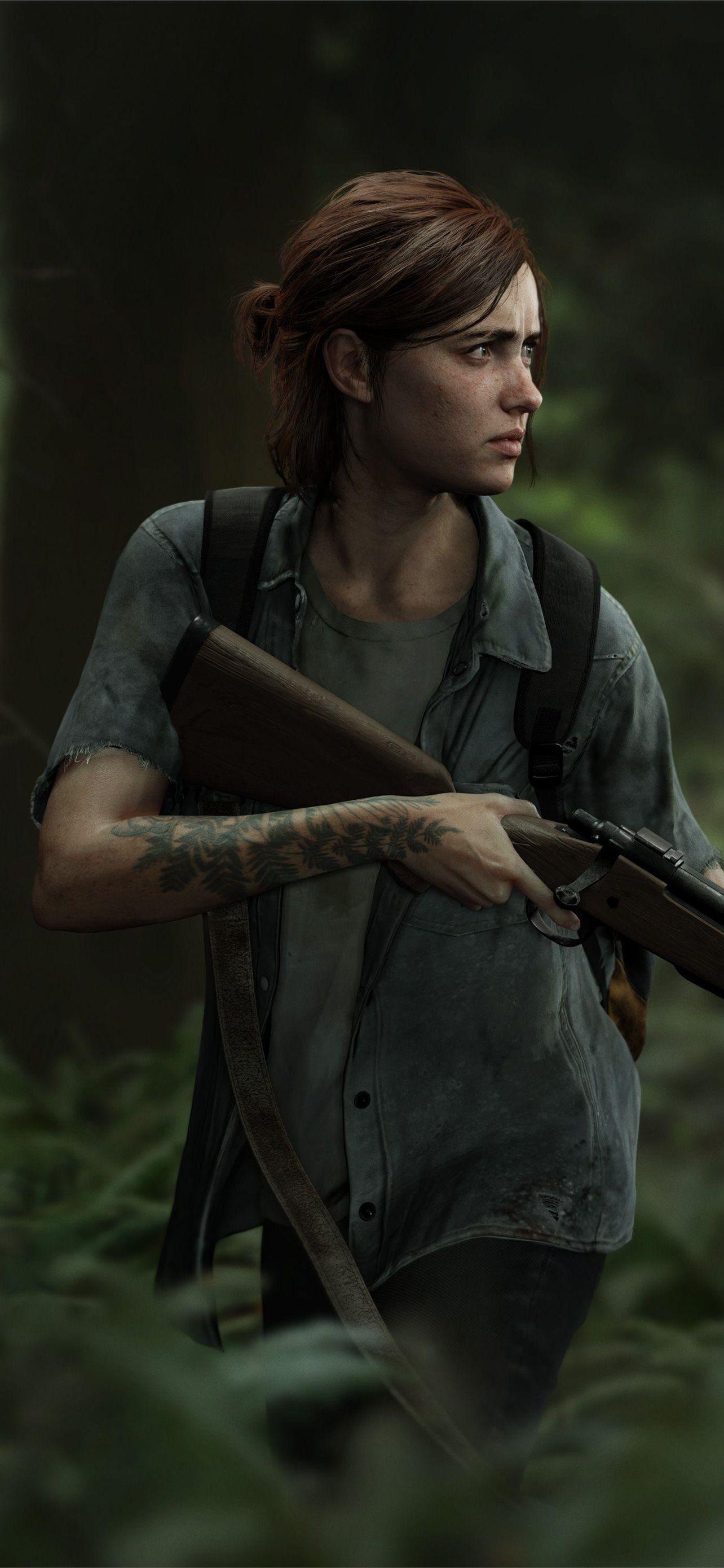 1284x2778 Ellie The Last Of Us Cave iPhone Wallpaper Free Download