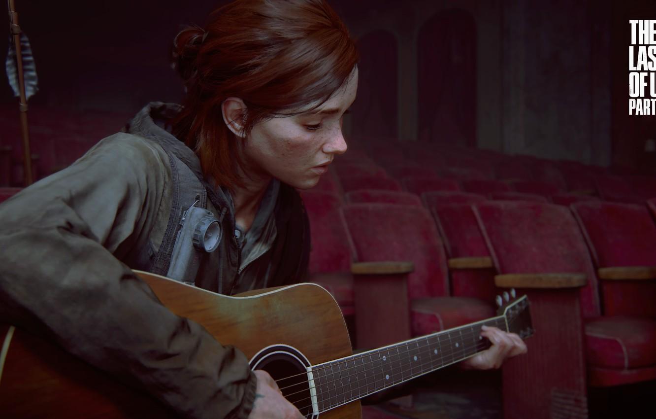 1332x850 Wallpaper Games, Guitar, Naughty Dog, Ellie, PS The Last of Us Part II image for desktop, section игры