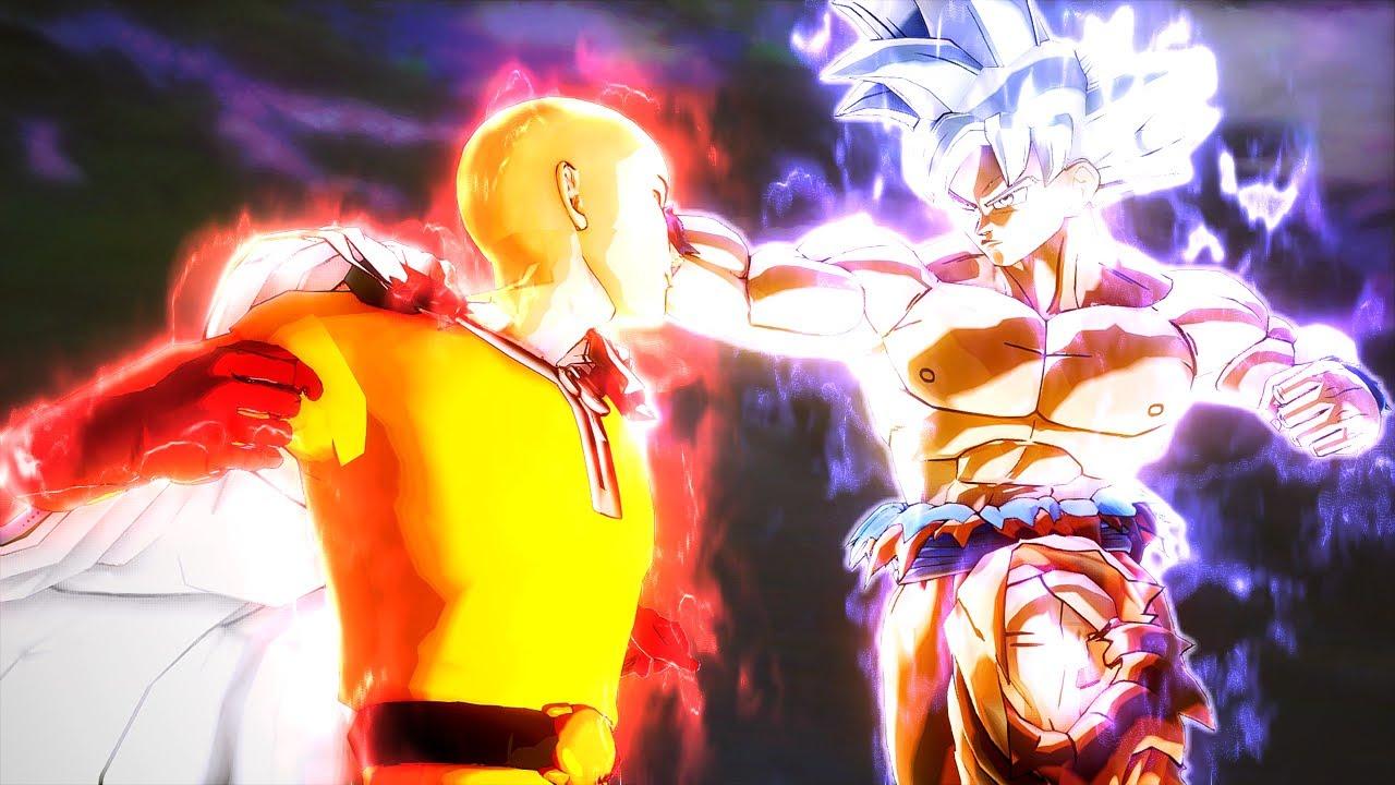 1280x720 Saitama vs Ultra Instinct Goku In Dragon Ball Xenoverse 2 Mods