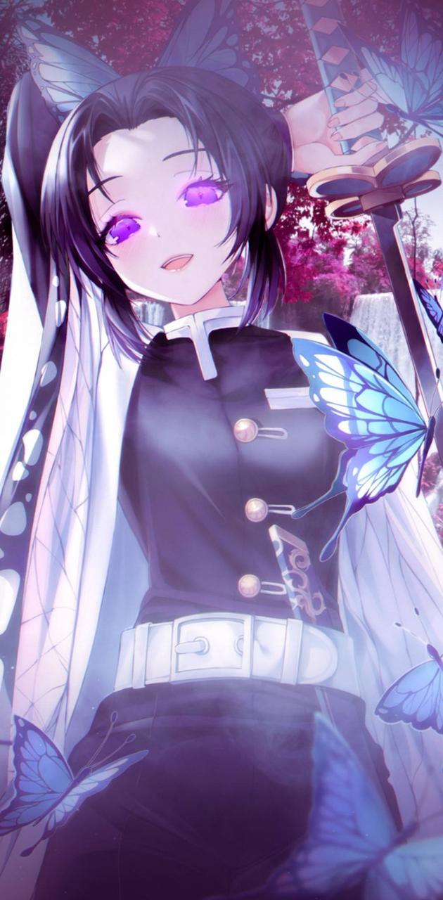 630x1280 Shinobu kocho wallpaper