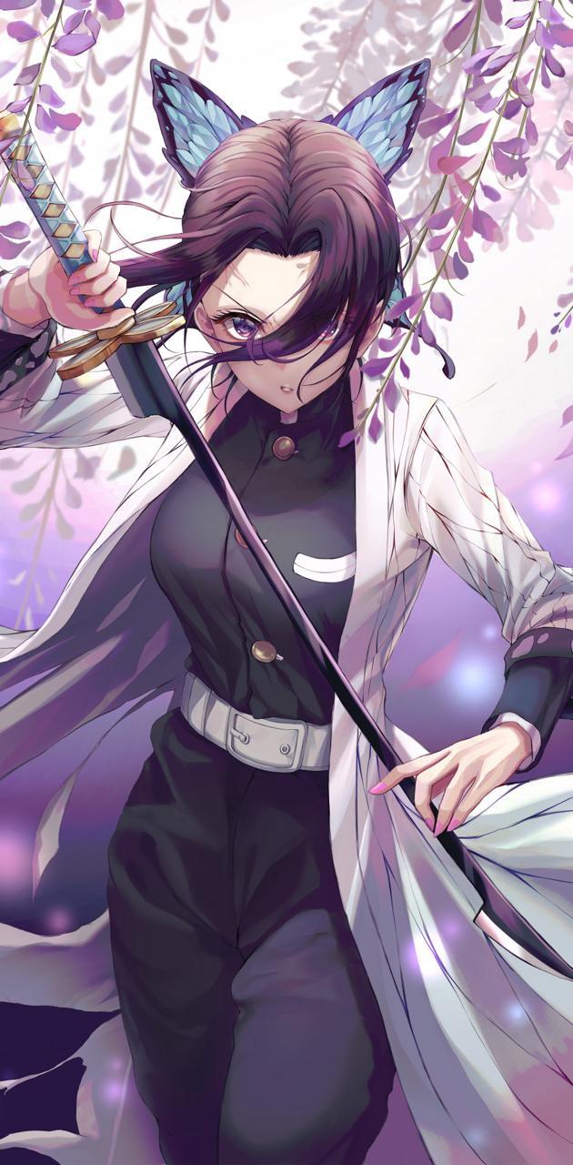 630x1280 Shinobu Kocho wallpaper