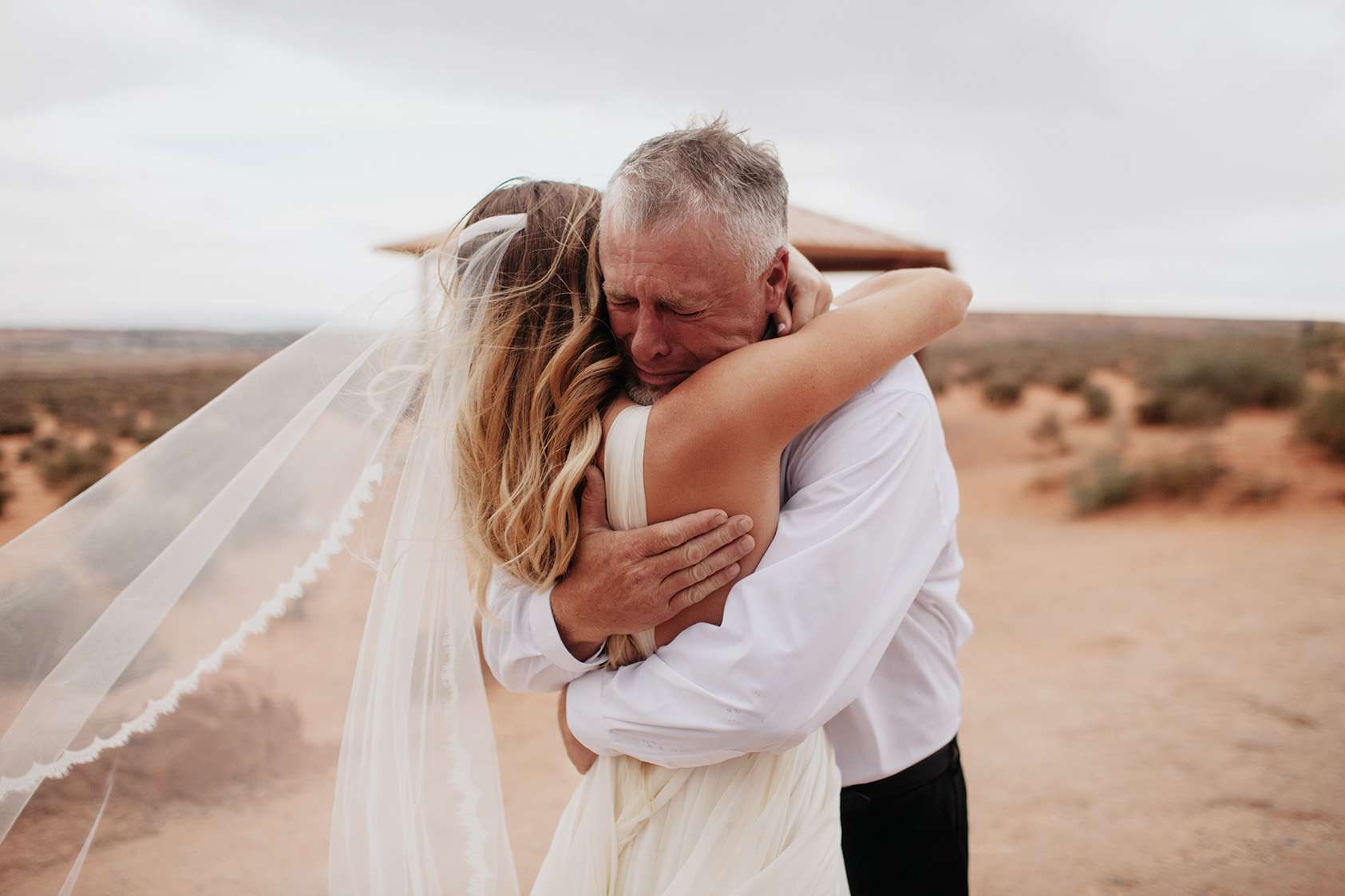 1685x1123 Of Our Favorite Father Daughter First Look Wedding Photo