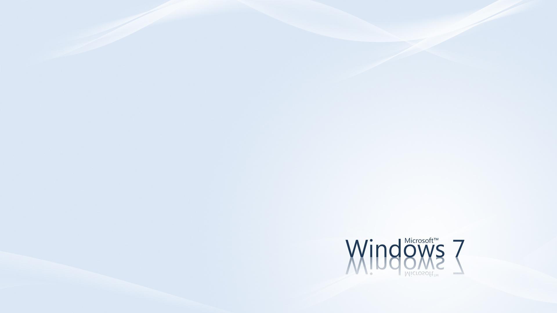 1920x1080 Windows 7 White Wallpaper