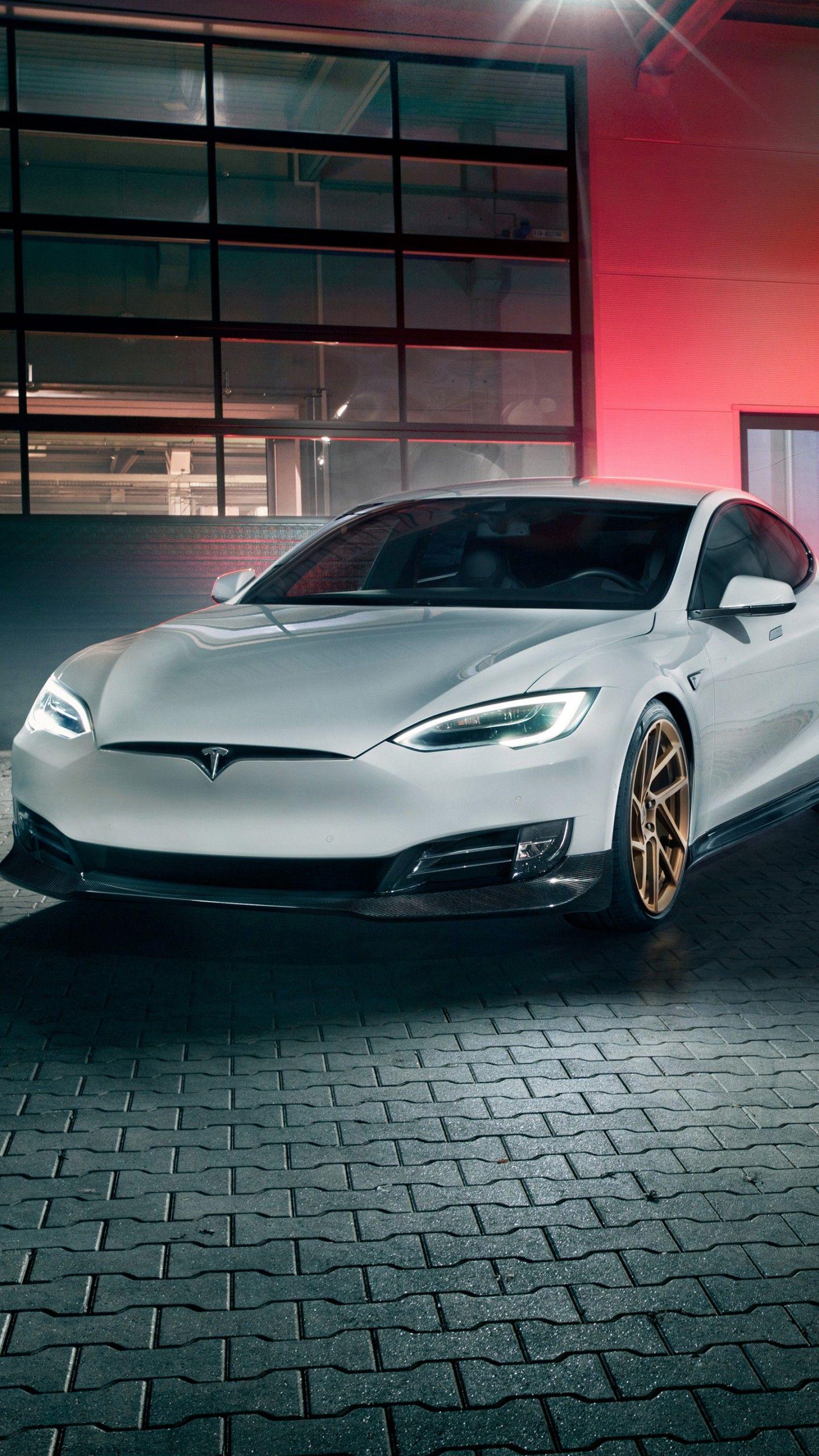 1440x2560 Novitec Tesla Model S 4K Wallpaper