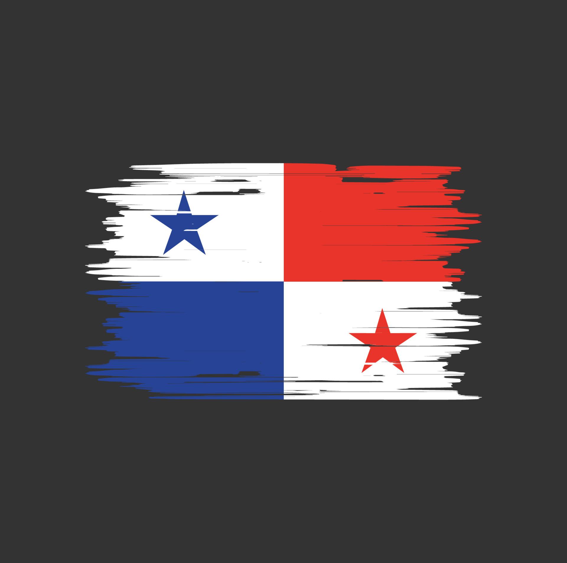1920x1904 Panama Flag Brush. National Flag