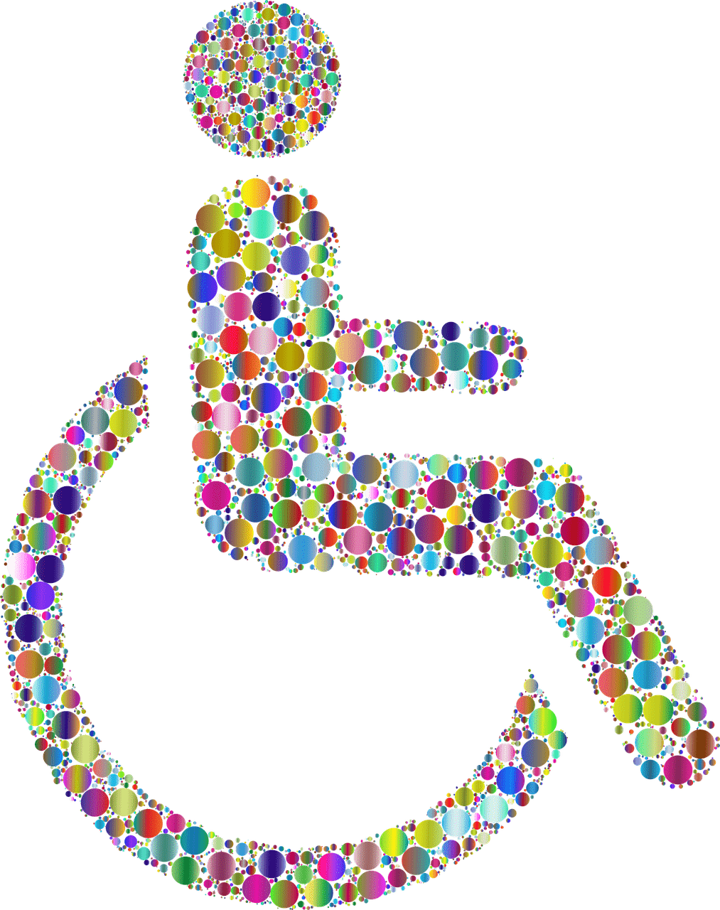 I m disabled. Инвалидный круг.