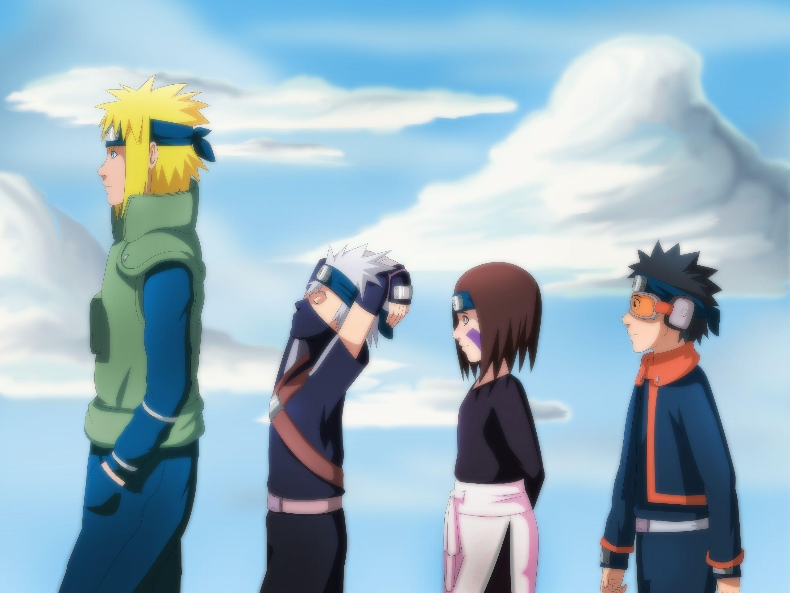2560x1920 Naruto Team 7 Wallpaper for iPhone Best Of Kakashi and Obito HD