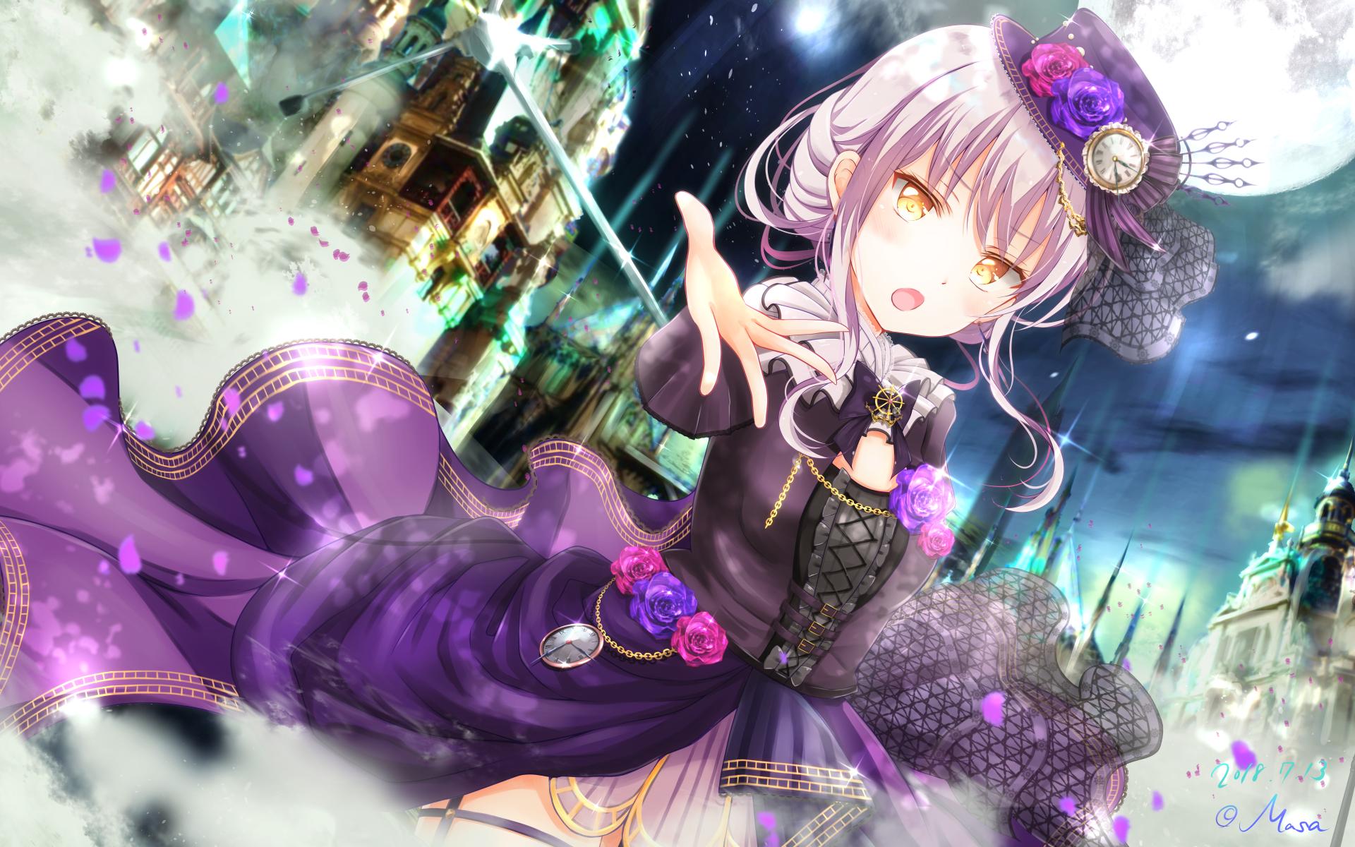 1920x1200 minato yukina (bang dream!) drawn by masa_(mirage77)