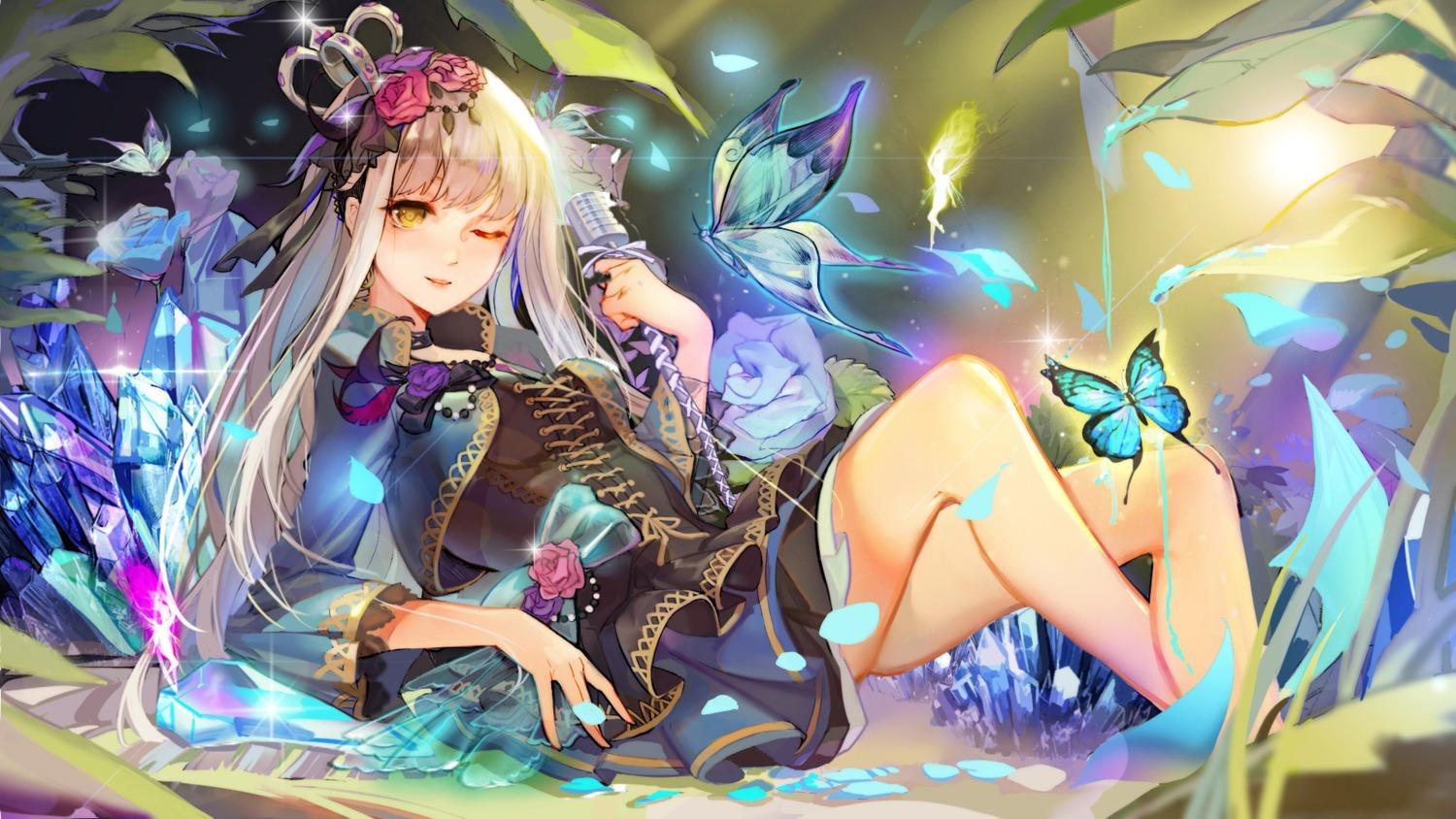 1500x844 huo ji bang dream! minato yukina dress wallpaper