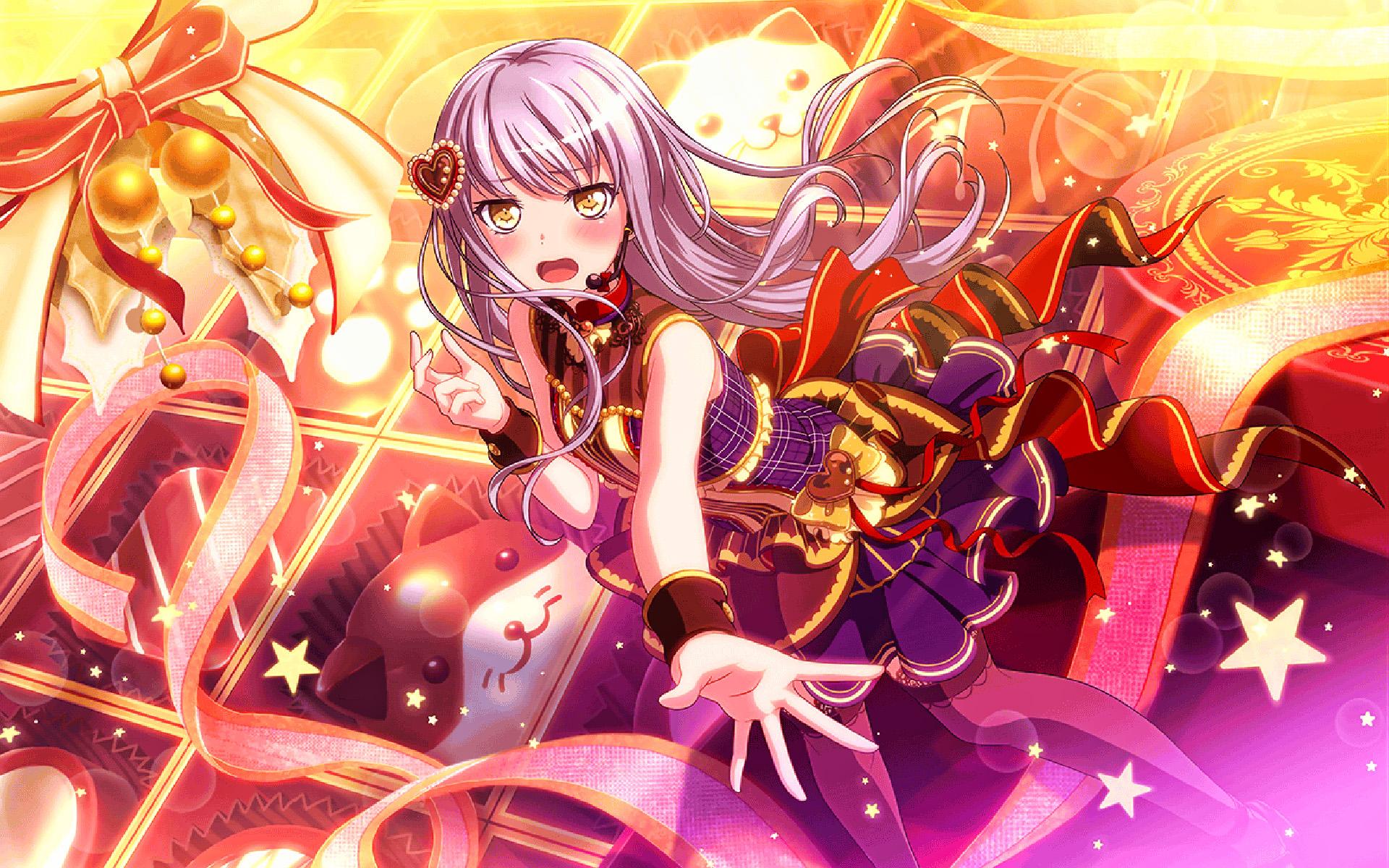 1920x1200 Download wallpaper Minato Yukina, Christmas party, BanG Dream, protagonist, Yukina Minato, manga, BanG Dream Girls Band Party for desktop with resolution 1920x1200. High Quality HD picture wallpaper