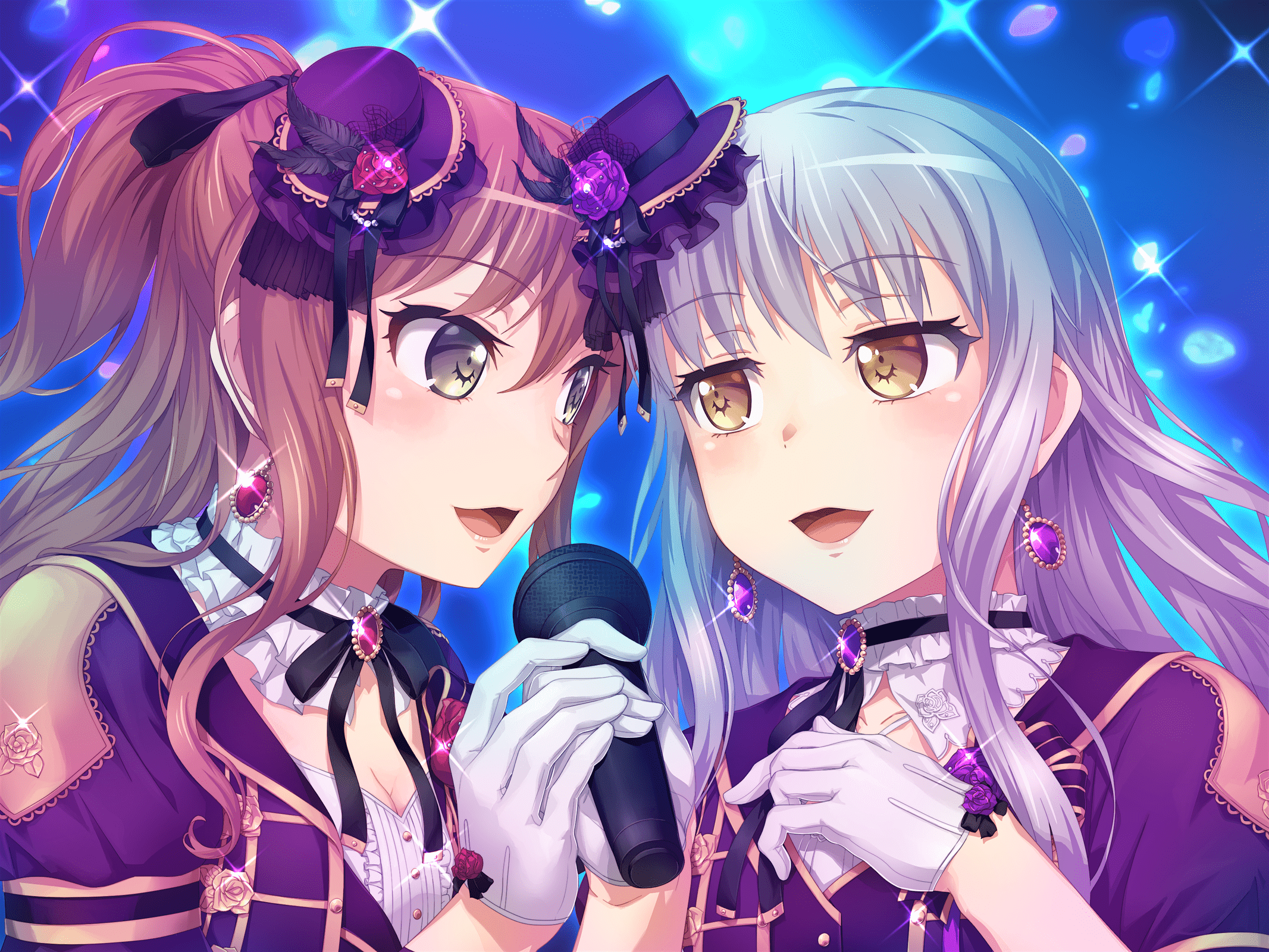 2133x1600 Crop Bang Dream Wallpaper for Free, Minato Yukina, Lisa Imai HD Background