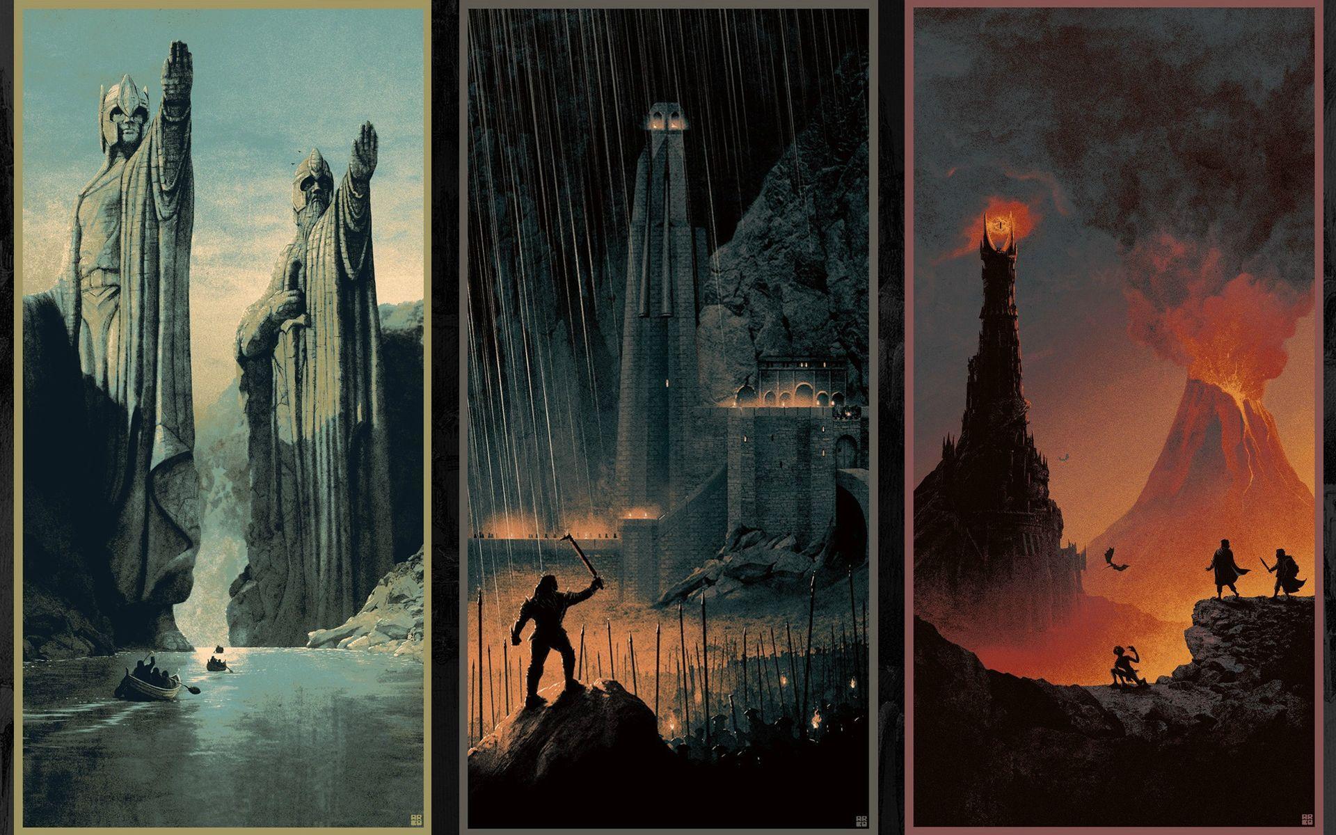 1920x1200 Matt Ferguson's absolutely beautiful Lord of the Rings trilogy
