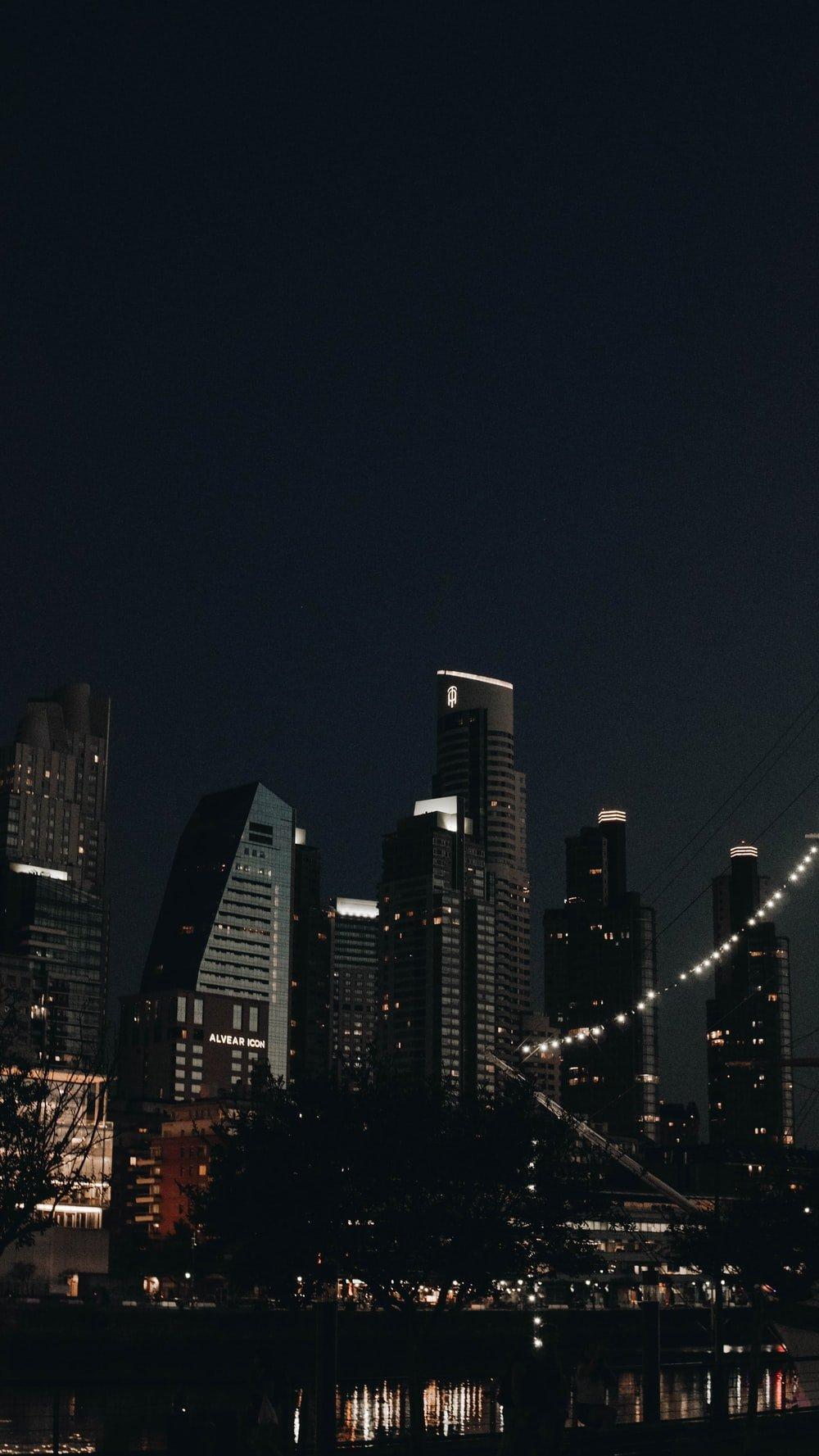 1000x1777 Free download city skyline during night time photo Buenos aires Image on [1000x1777] for your Desktop, Mobile & Tablet. Explore Skyline Aesthetic Wallpaper. Aesthetic Wallpaper, Skyline Wallpaper, Skyline Wallpaper