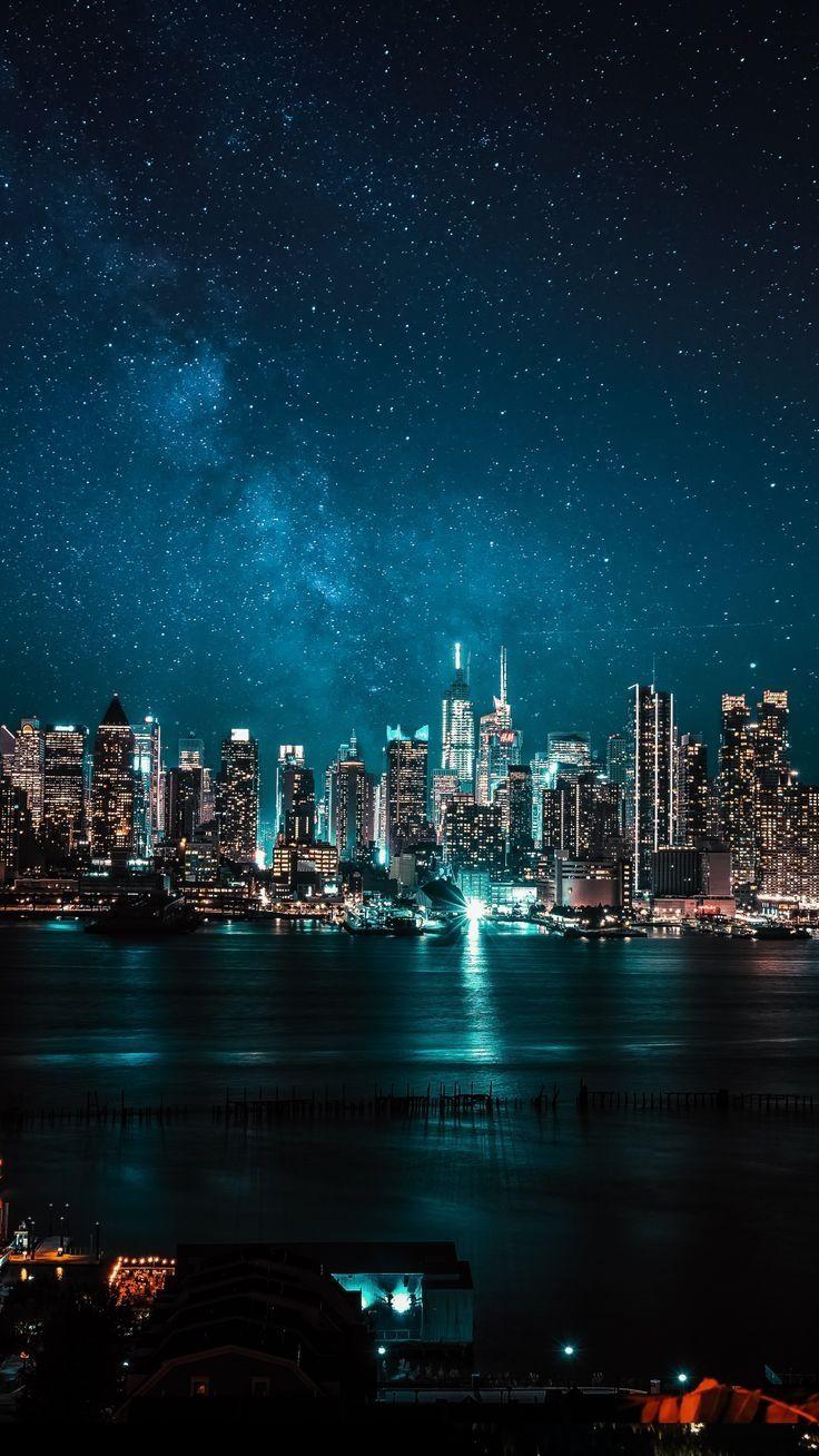 736x1308 Cityscape, buildings, night, Bay Aerea wallpaper. City landscape, Cityscape wallpaper, City wallpaper