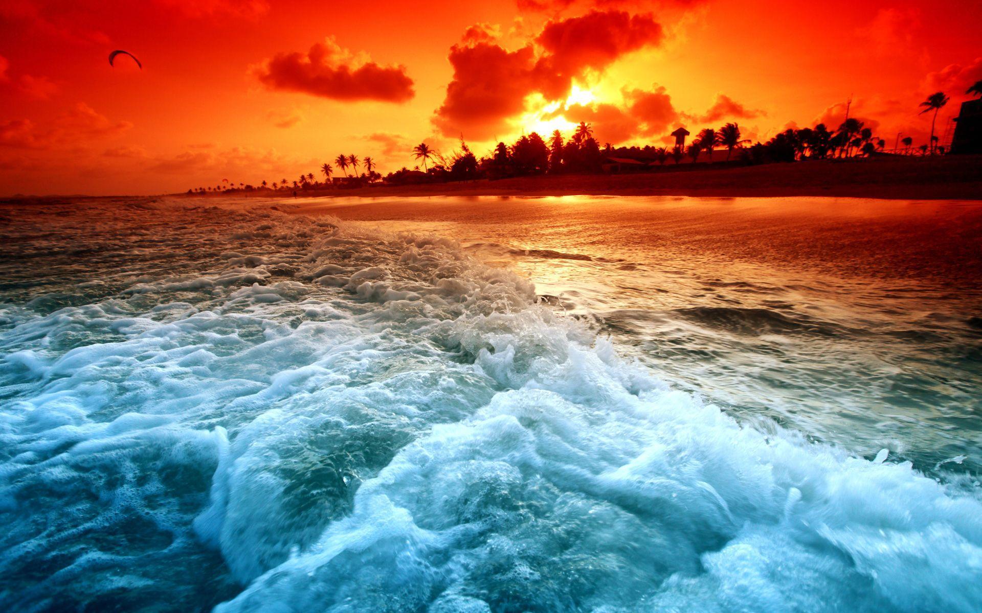 1920x1200 Red Sea Wallpaper